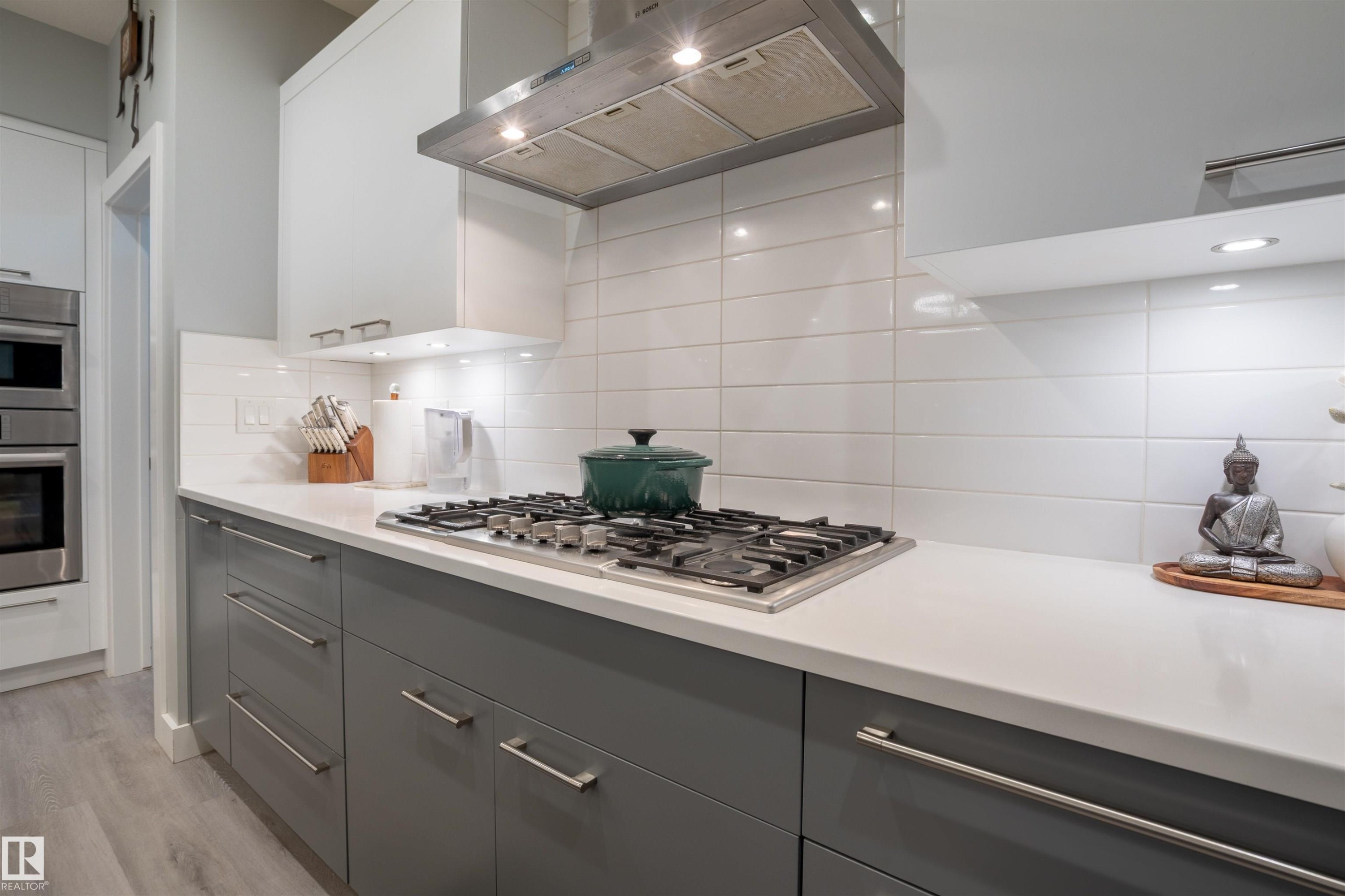 2118 Cavanagh Drive, Edmonton, AB - Indoor Photo Showing Kitchen With Upgraded Kitchen