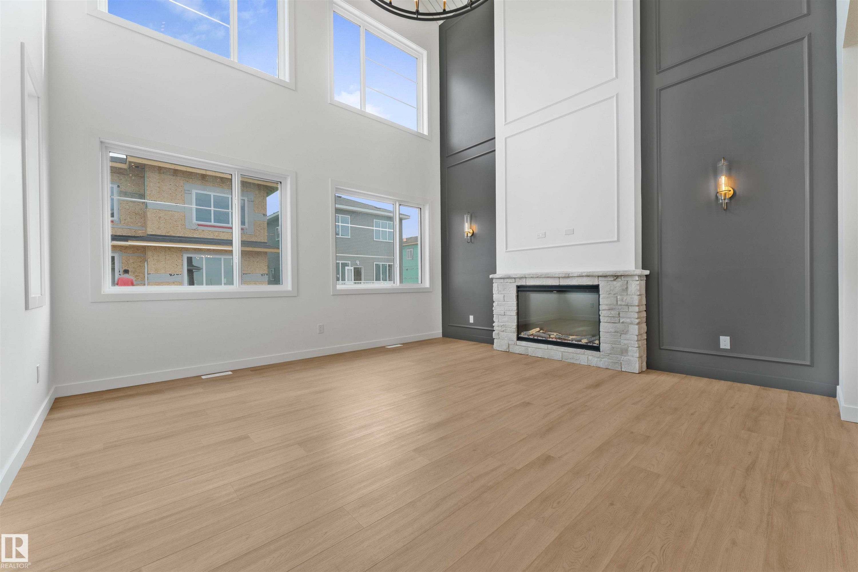 57 Eldridge Point(E), St. Albert, AB - Indoor With Fireplace