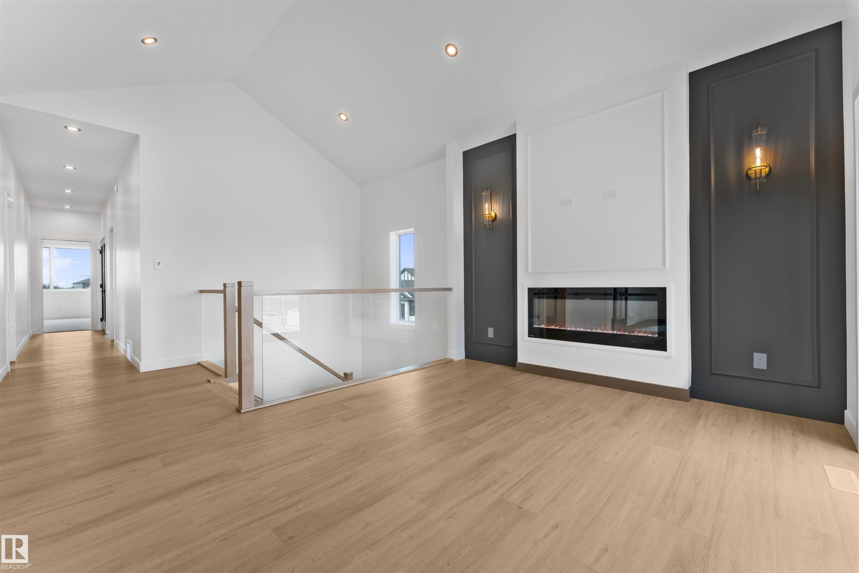 57 Eldridge Point(E), St. Albert, AB - Indoor With Fireplace