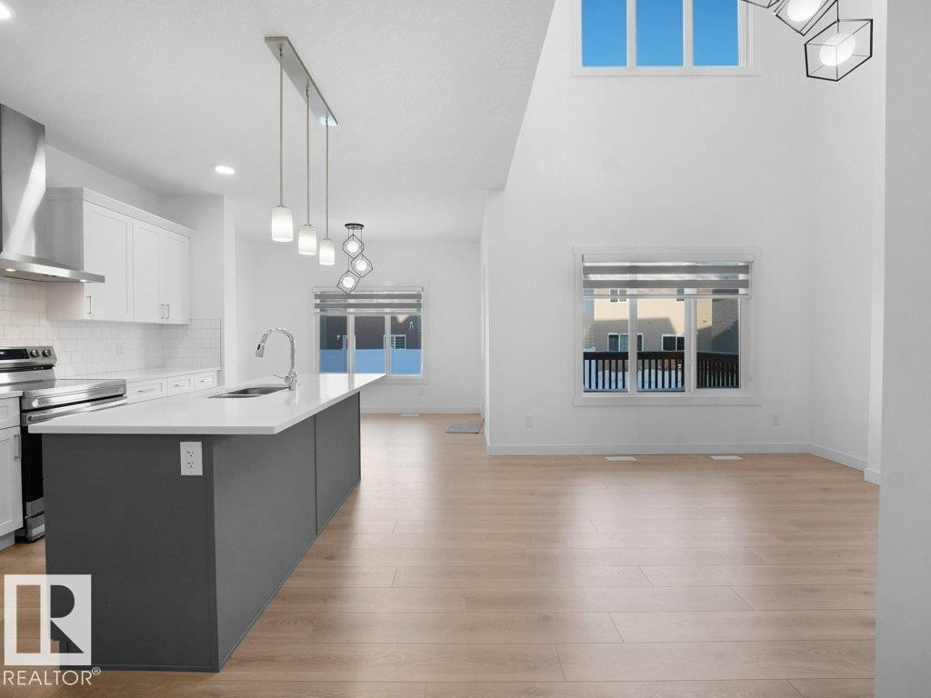 7020 177 Avenue, Edmonton, AB - Indoor Photo Showing Kitchen With Upgraded Kitchen