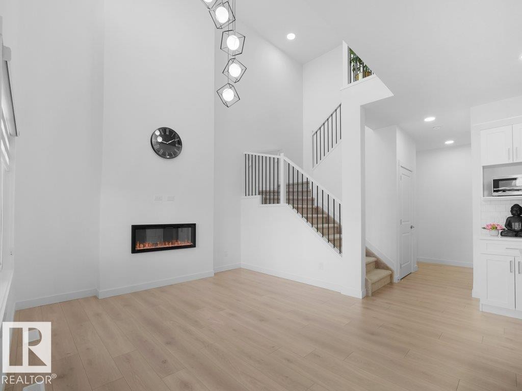 7020 177 Avenue, Edmonton, AB - Indoor With Fireplace