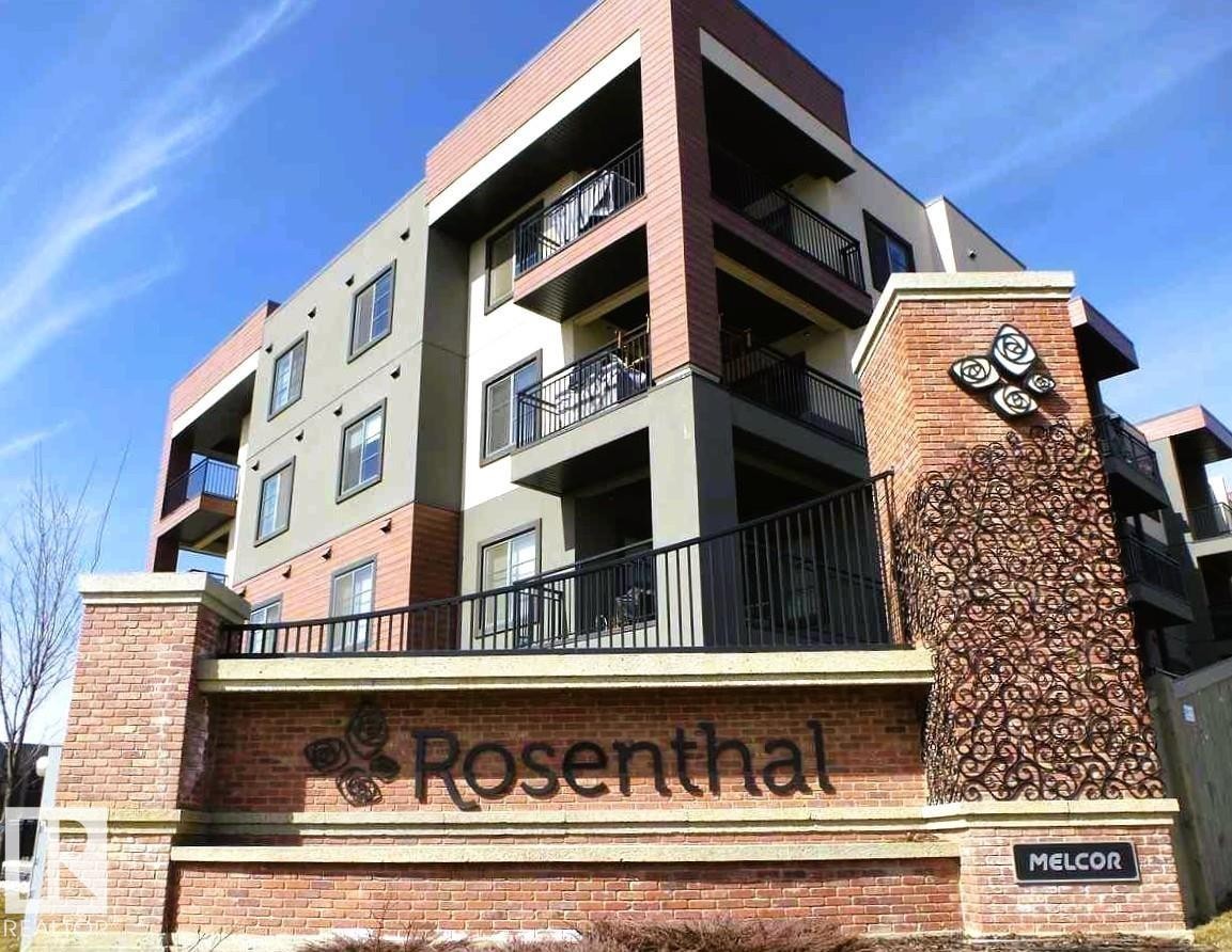 403 1004 Rosenthal Boulevard, Edmonton, AB - Outdoor With Balcony