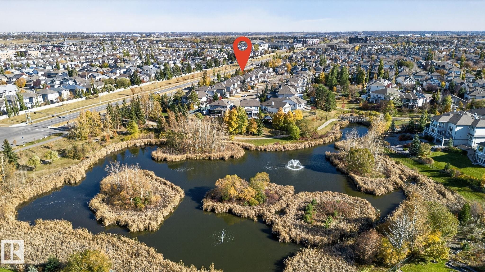 1147 Rutherford Close, Edmonton, AB - Outdoor With Body Of Water With View