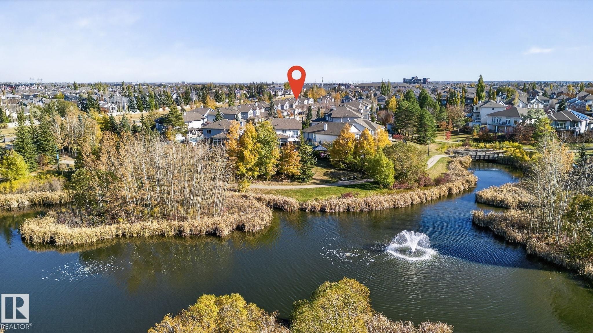 1147 Rutherford Close, Edmonton, AB - Outdoor With Body Of Water With View