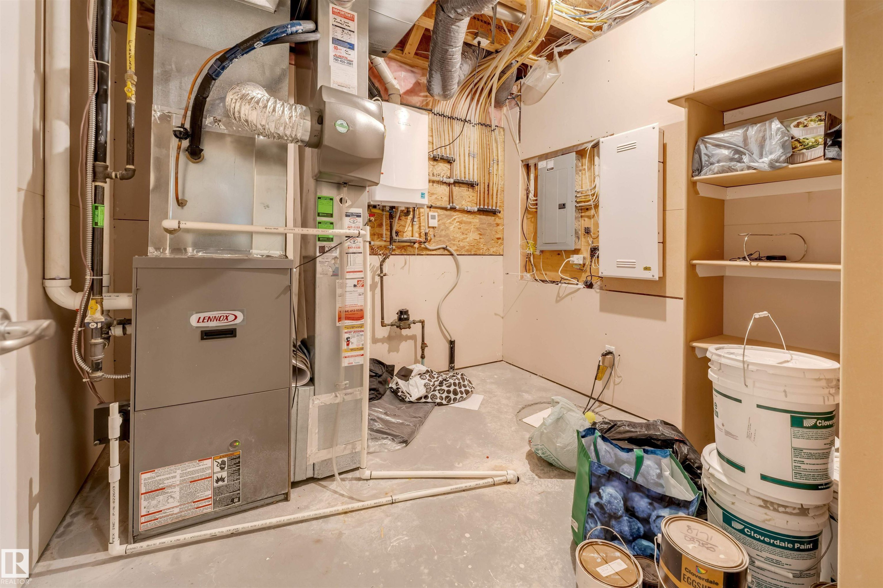 6723 19 Avenue, Edmonton, AB - Indoor Photo Showing Basement