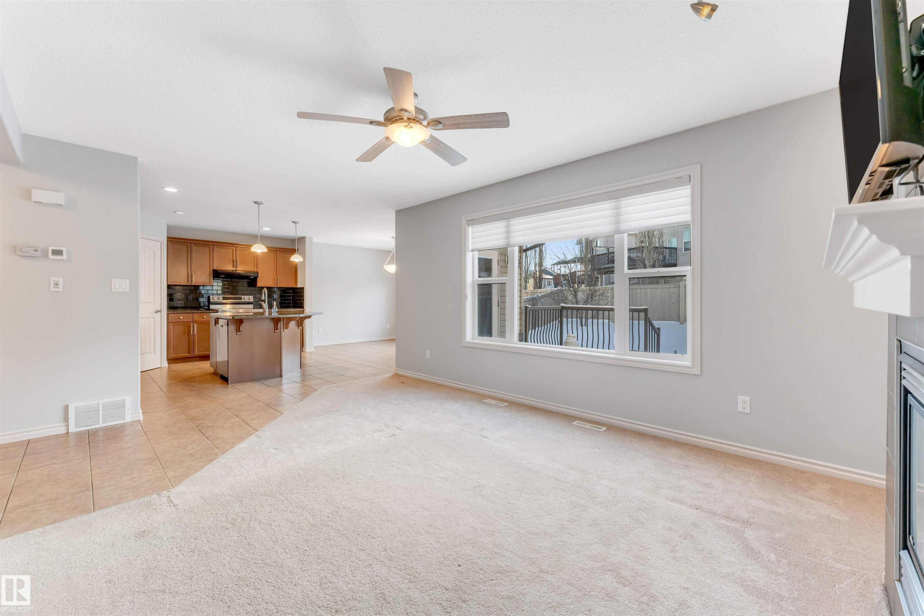 6723 19 Avenue, Edmonton, AB - Indoor With Fireplace