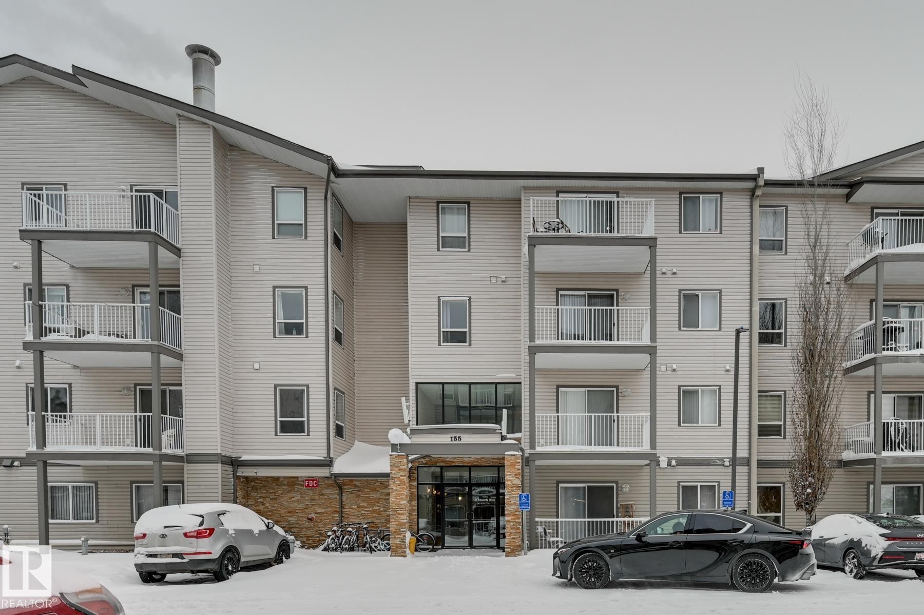 201 155 Edwards Drive, Edmonton, AB - Outdoor With Facade