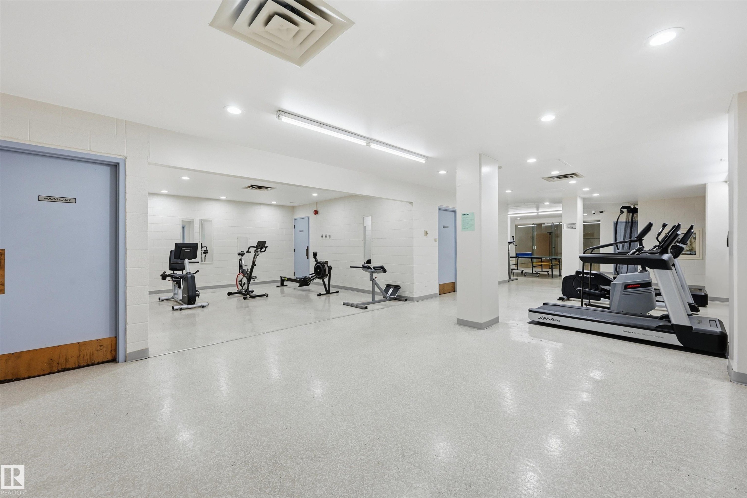 1808 10149 Saskatchewan Drive, Edmonton, AB - Indoor Photo Showing Gym Room