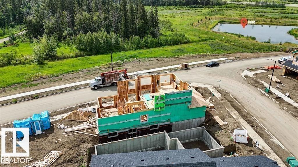Aerial view of a nearby body of water - 27 Redpoll Wynd, St. Albert, AB - Outdoor
