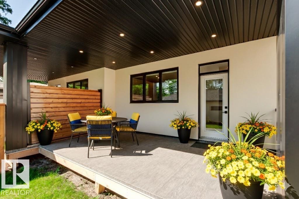 2-8343 Saskatchewan Drive, Edmonton, AB - Outdoor With Deck Patio Veranda With Exterior