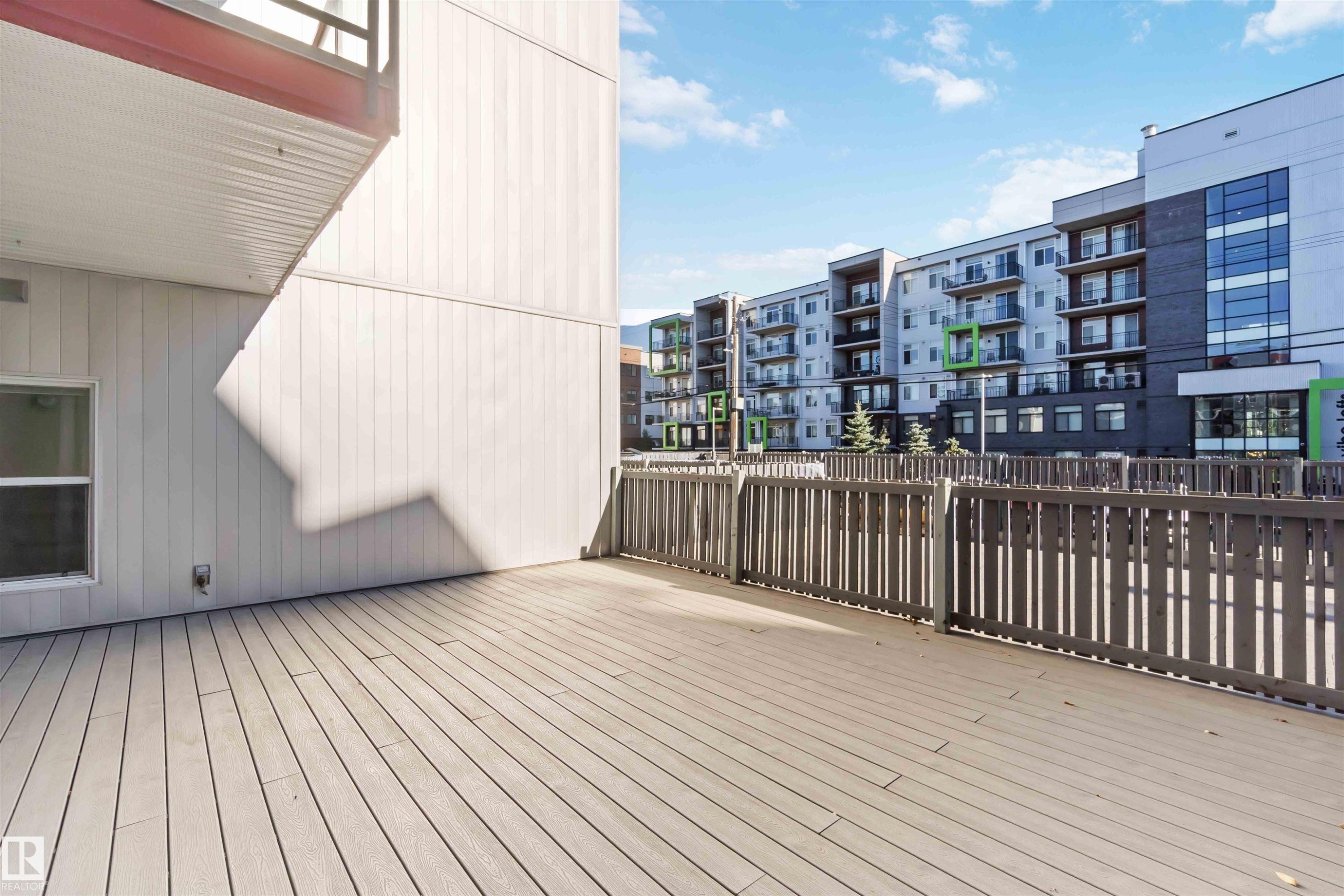 View of deck - 107 10611 117 Street, Edmonton, AB - Outdoor