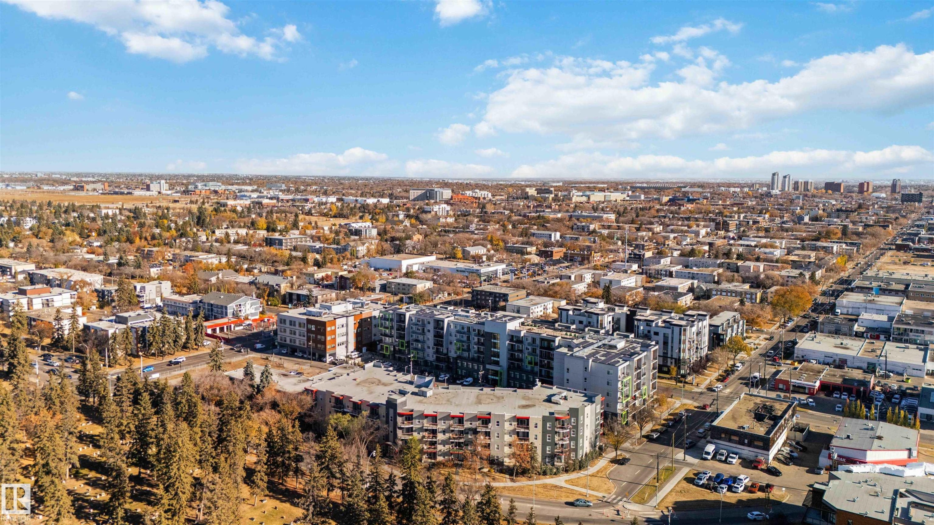 View of city - 107 10611 117 Street, Edmonton, AB - Outdoor With View
