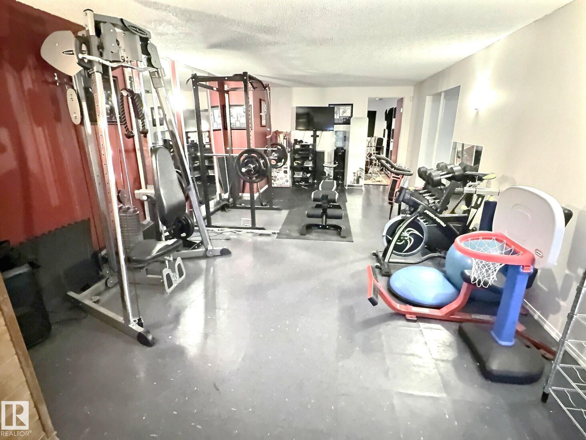17119 82 Avenue, Edmonton, AB - Indoor Photo Showing Gym Room