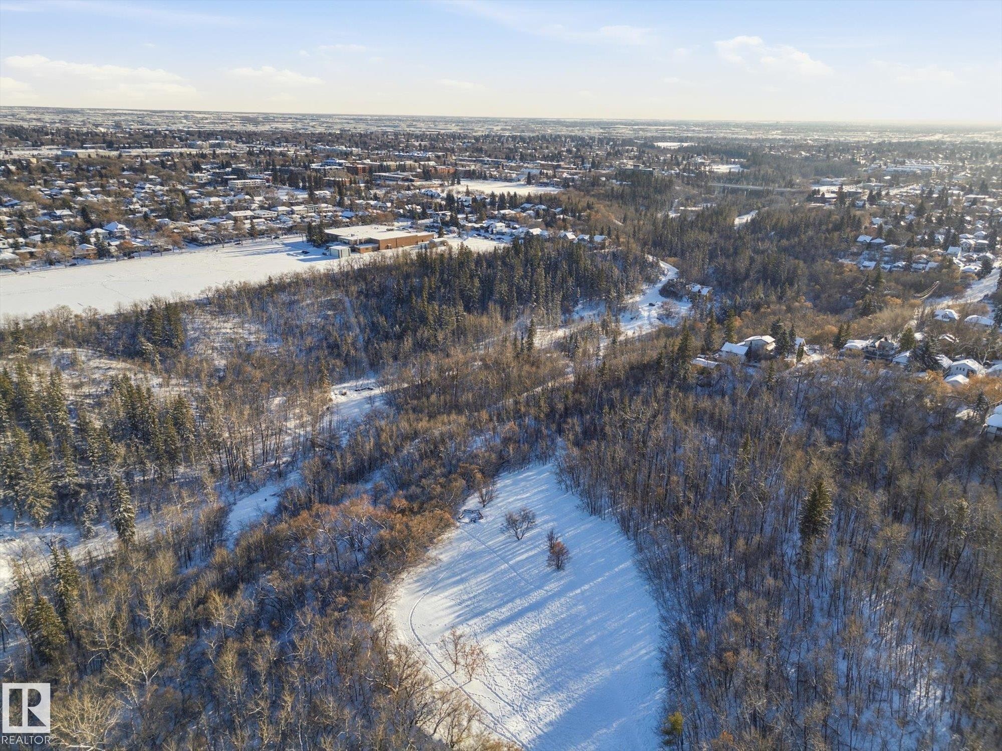 Aerial overview of property's location - 9012 98 Street, Edmonton, AB - Outdoor With View