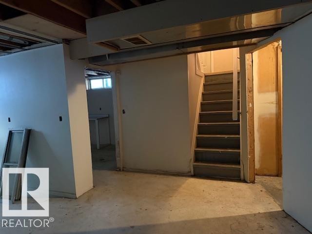 7712 Argyll Road, Edmonton, AB - Indoor Photo Showing Basement