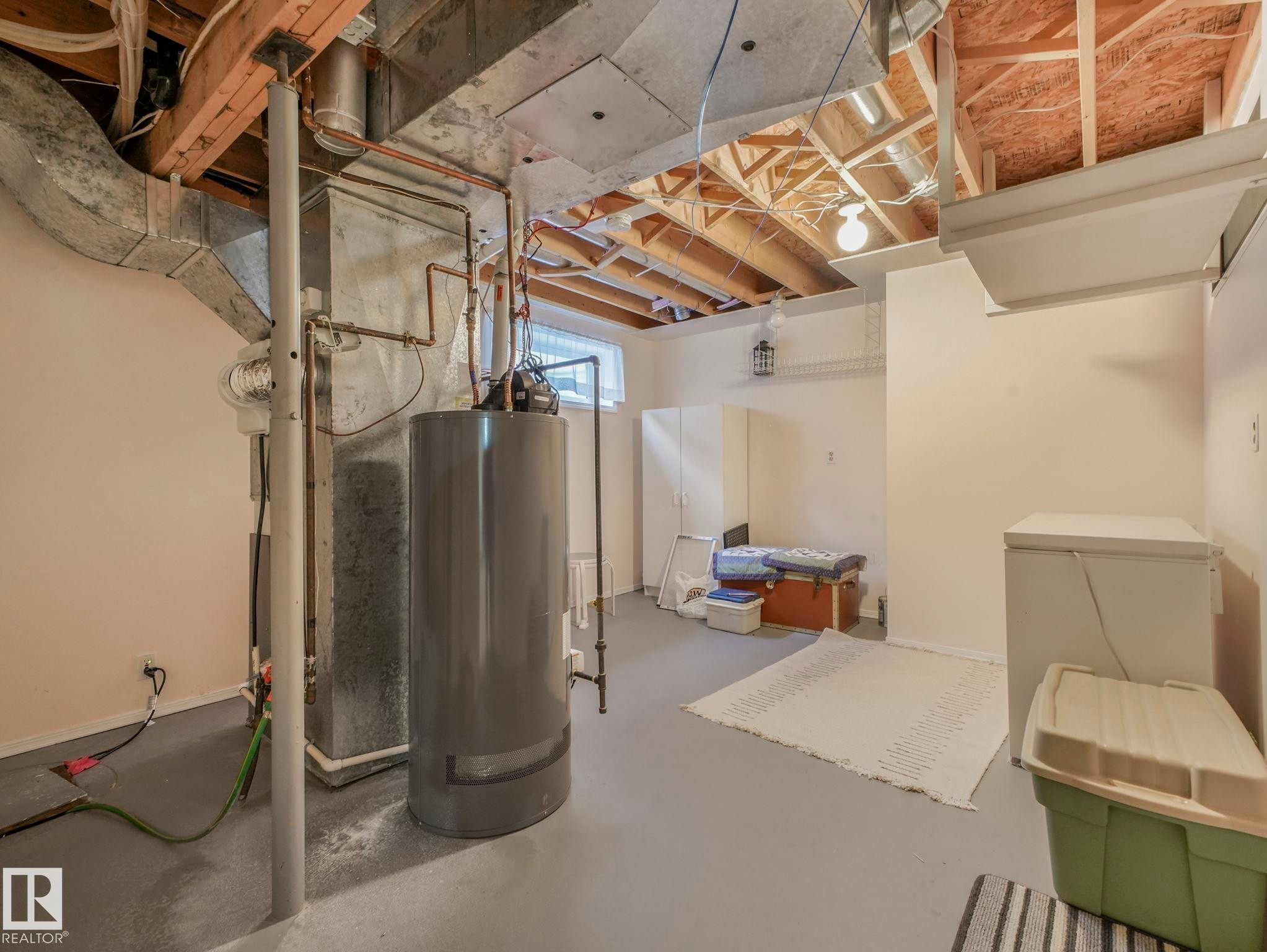 Edmonton, AB - Indoor Photo Showing Basement