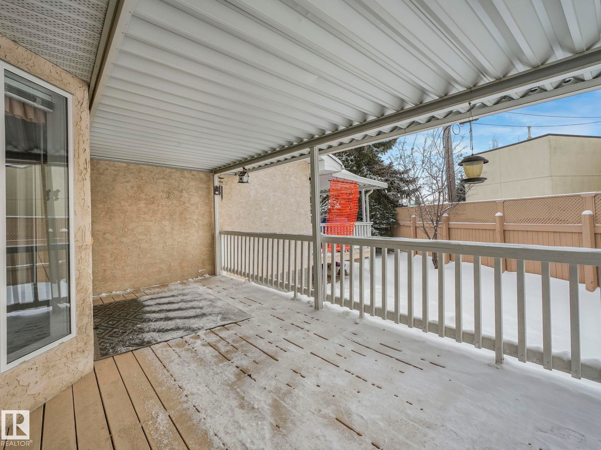 Edmonton, AB - Outdoor With Deck Patio Veranda With Exterior