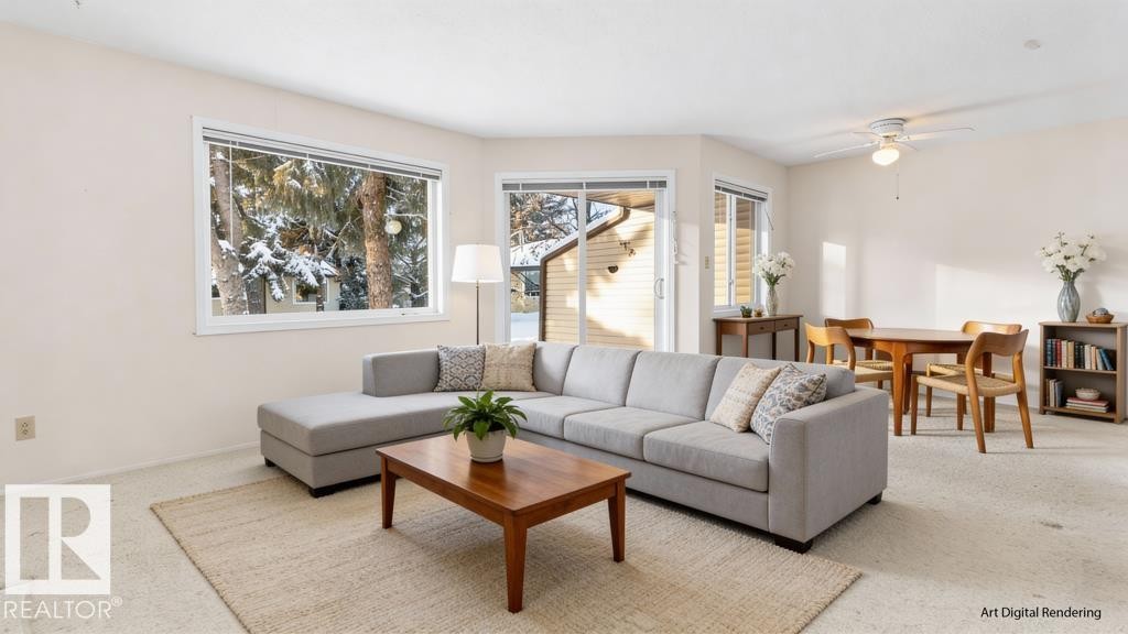 23 Pineview Horizon Village, St. Albert, AB - Indoor Photo Showing Living Room