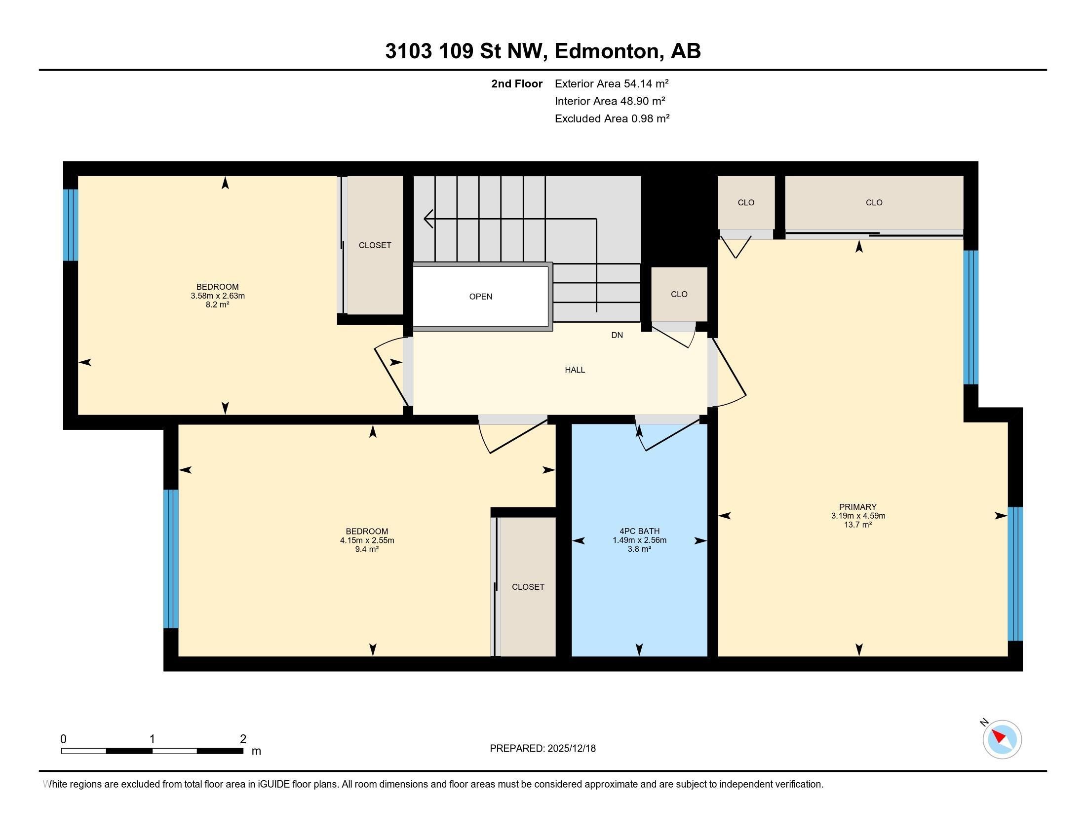 View of floor plan / room layout - 3103 109 Street, Edmonton, AB - Other