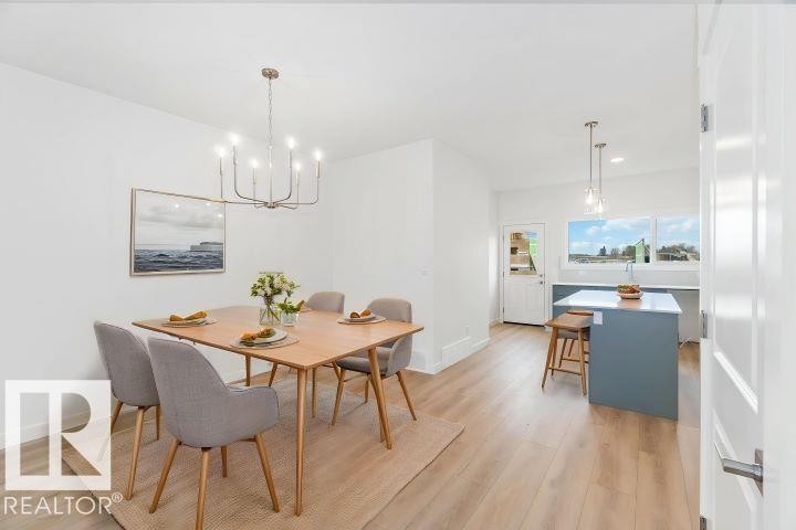 1013 Aster Boulevard, Edmonton, AB - Indoor Photo Showing Dining Room
