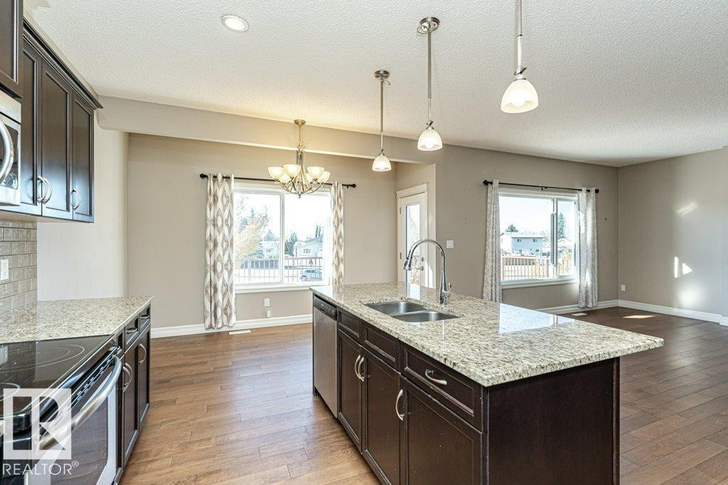 1920 33B Street, Edmonton, AB - Indoor Photo Showing Kitchen With Double Sink