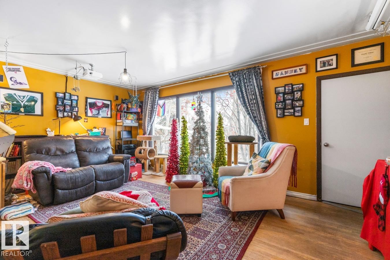 9232 86 Street, Edmonton, AB - Indoor Photo Showing Living Room