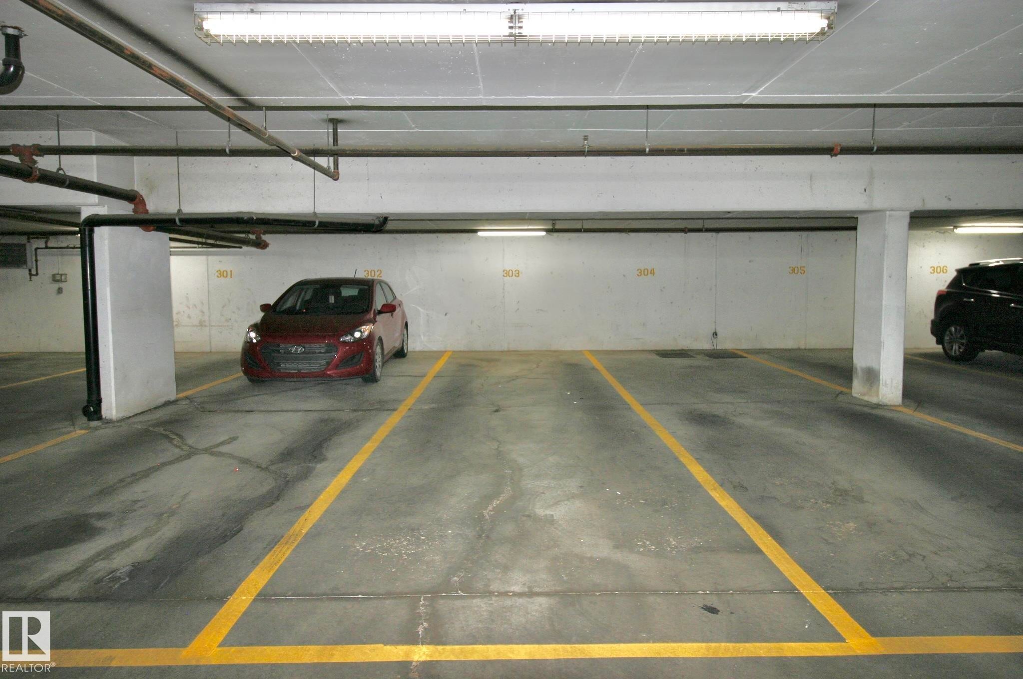 312 155 Edwards Drive, Edmonton, AB - Indoor Photo Showing Garage
