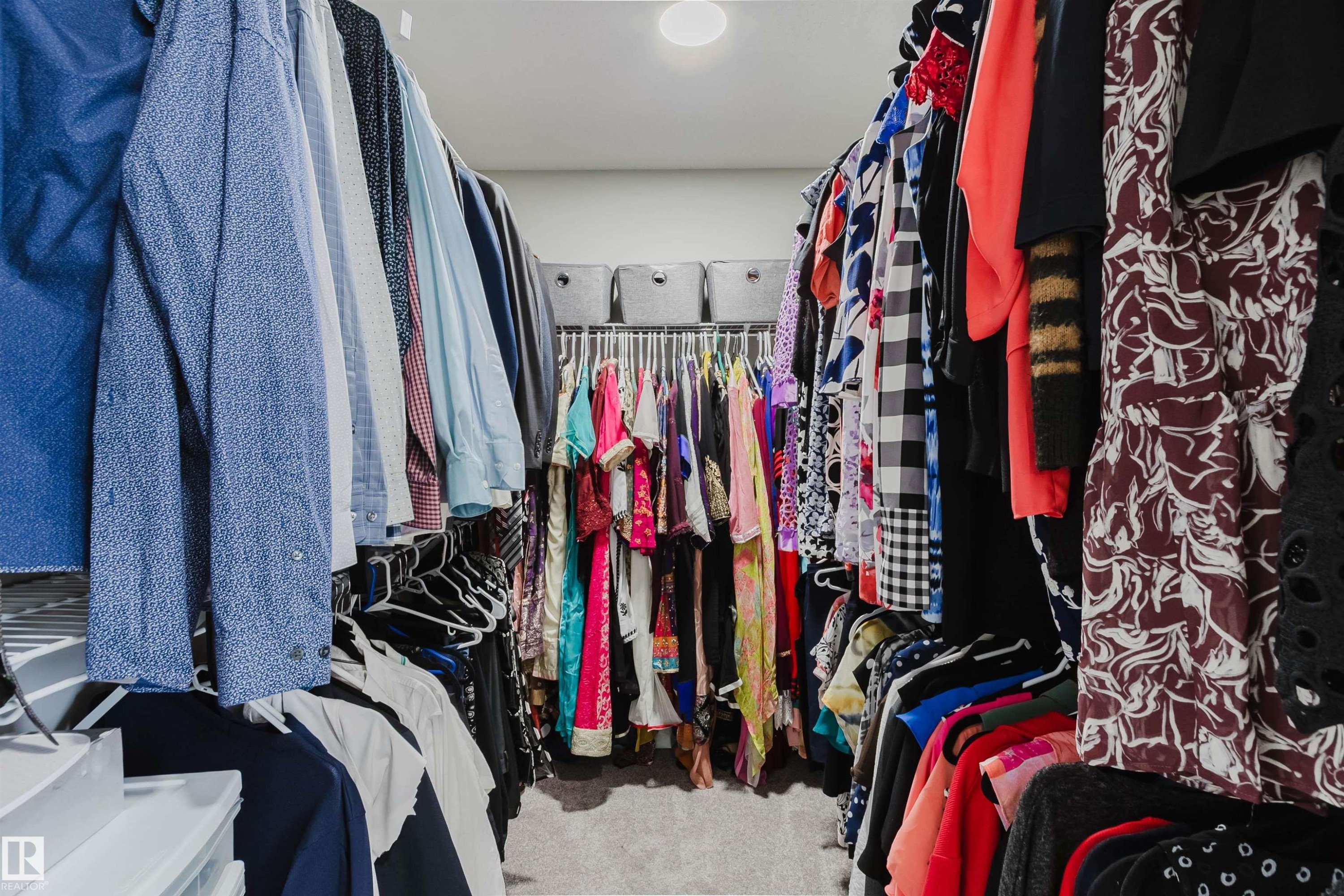 Walk in closet with carpet floors - 343 Edgemont Drive, Edmonton, AB - Indoor With Storage