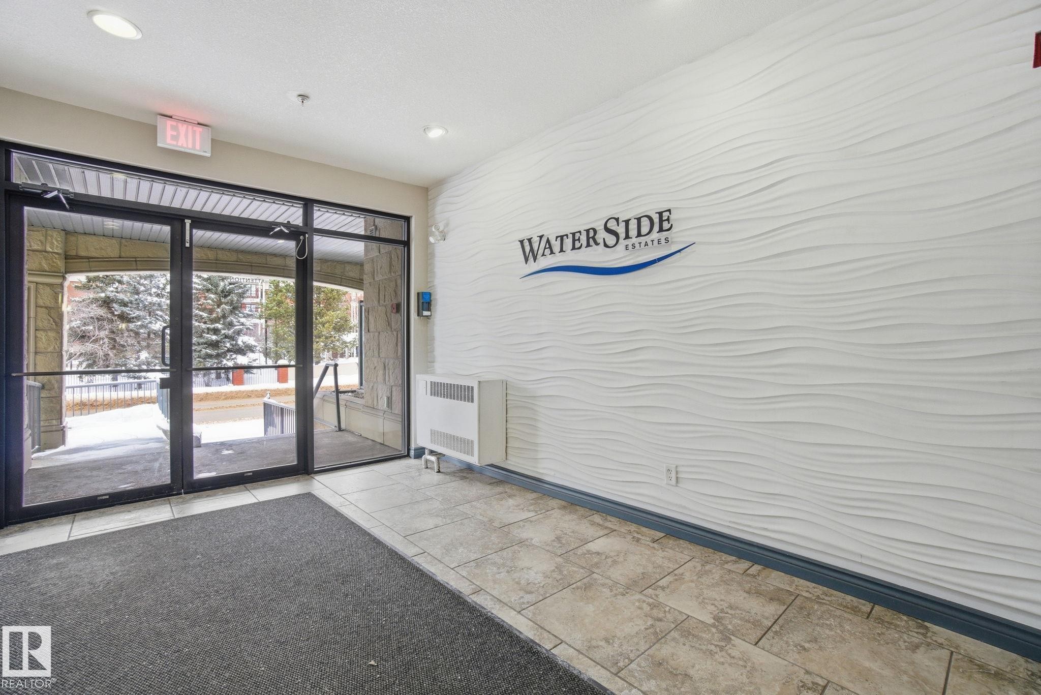 Common area featuring heating unit and recessed lighting - 301 9603 98 Avenue, Edmonton, AB - Indoor Photo Showing Other Room