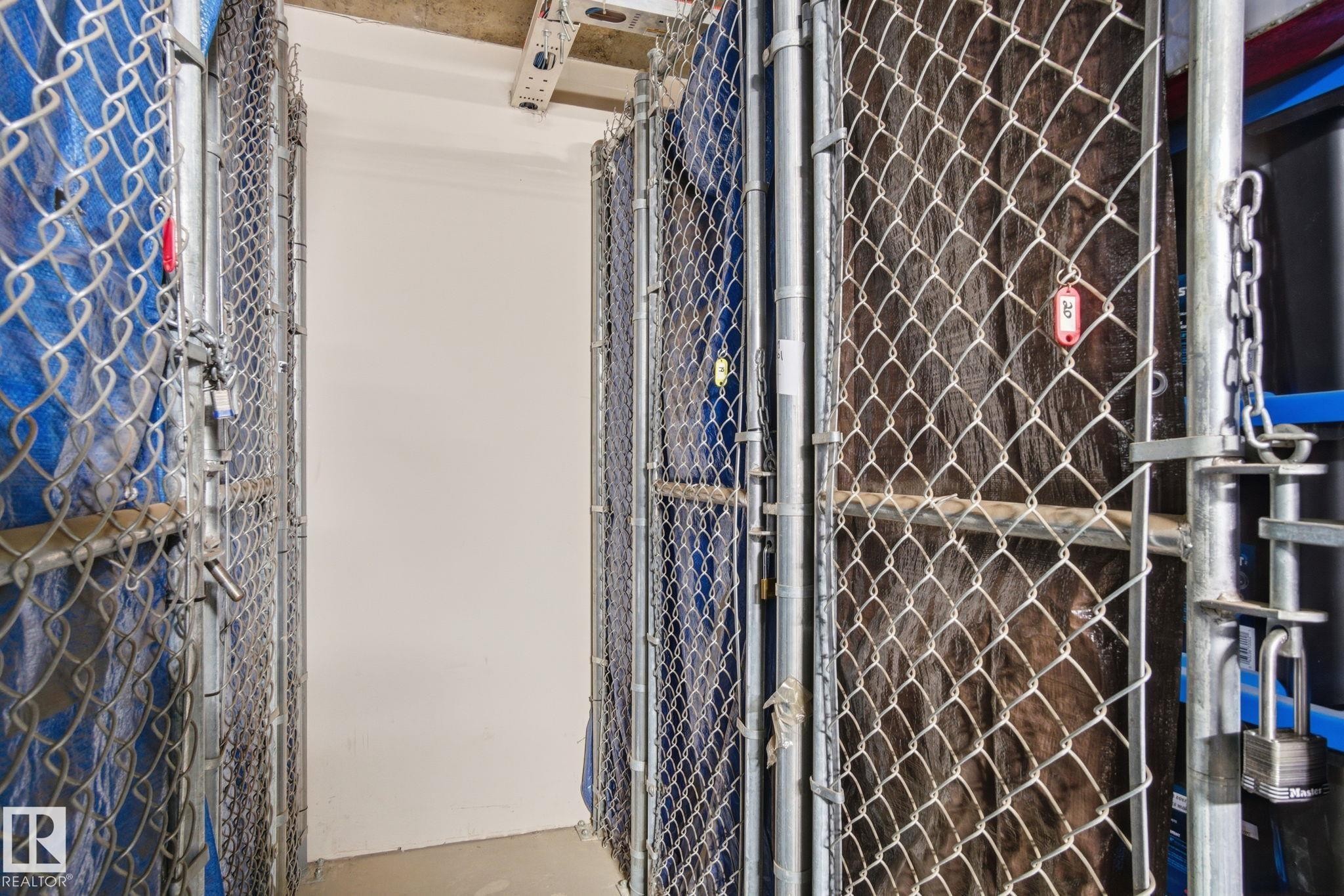View of storage area - 301 9603 98 Avenue, Edmonton, AB - Indoor