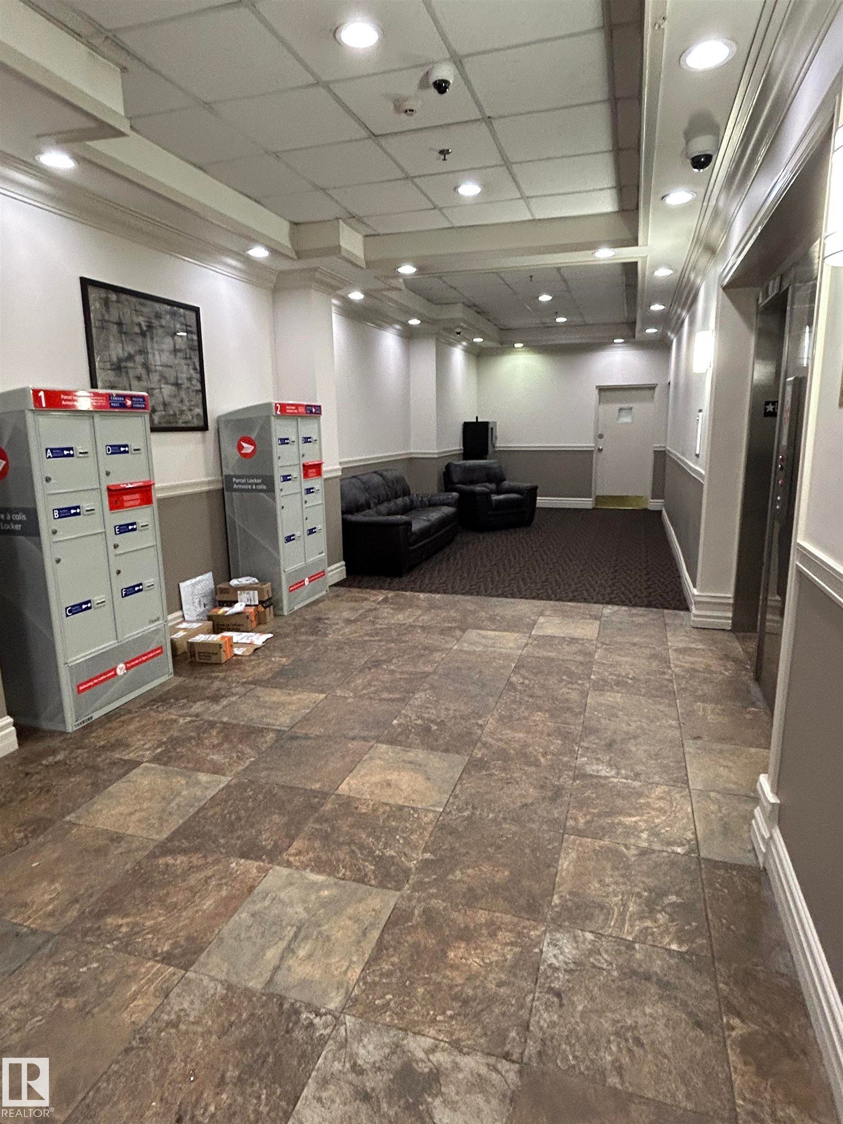 714 10160 114 Street Nw, Edmonton, AB - Indoor Photo Showing Basement