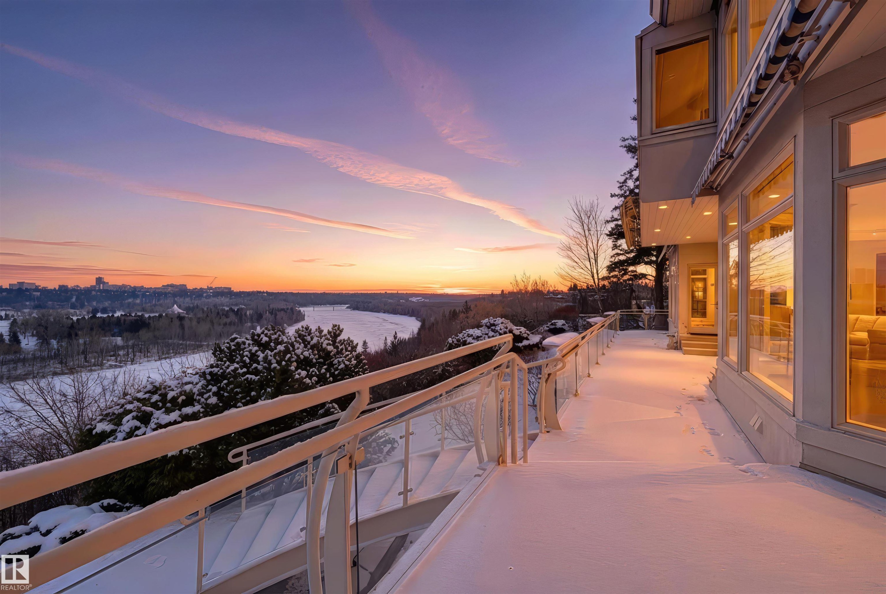 28 Riverside Crescent, Edmonton, AB - Outdoor With View