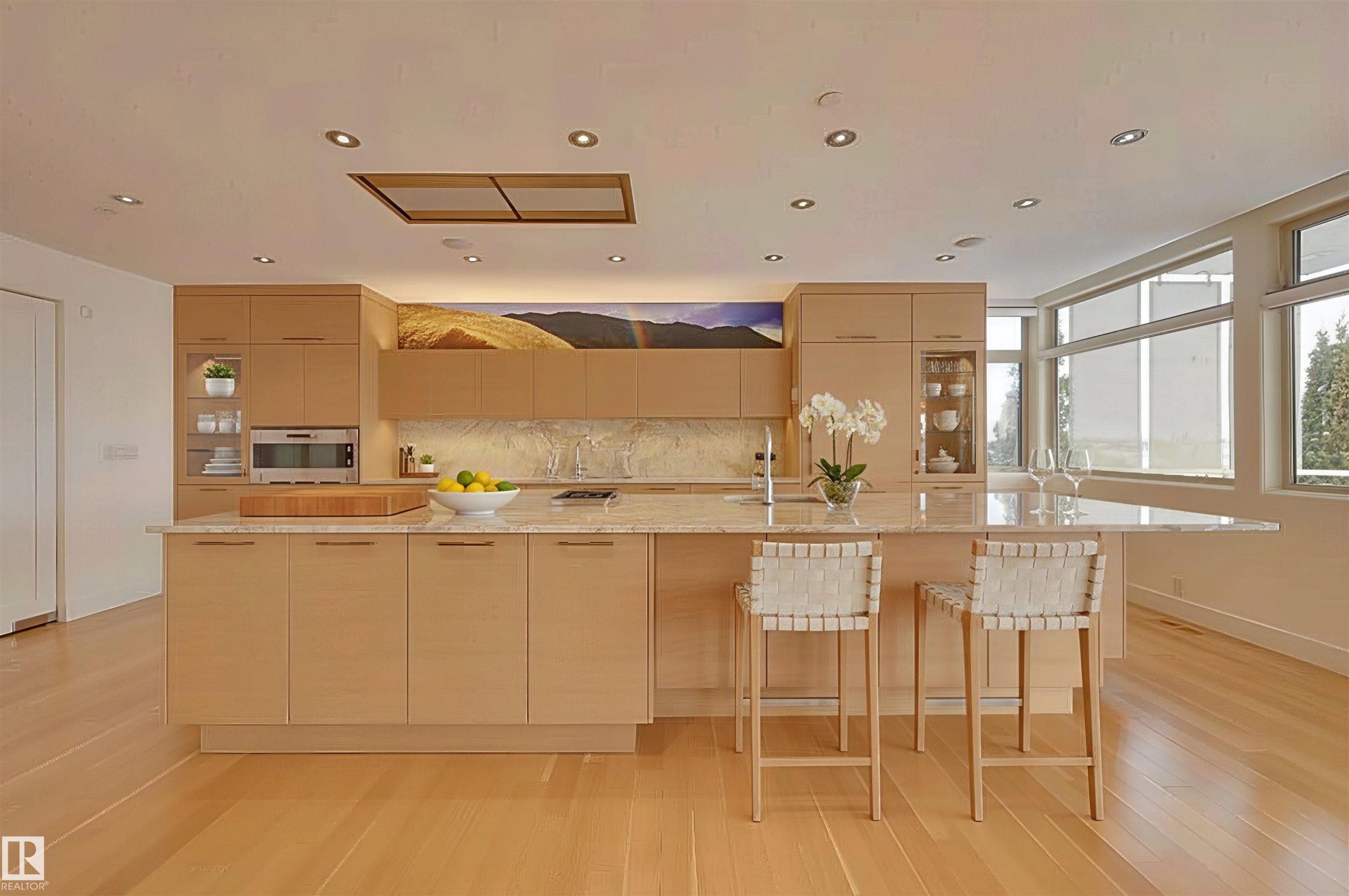 28 Riverside Crescent, Edmonton, AB - Indoor Photo Showing Kitchen