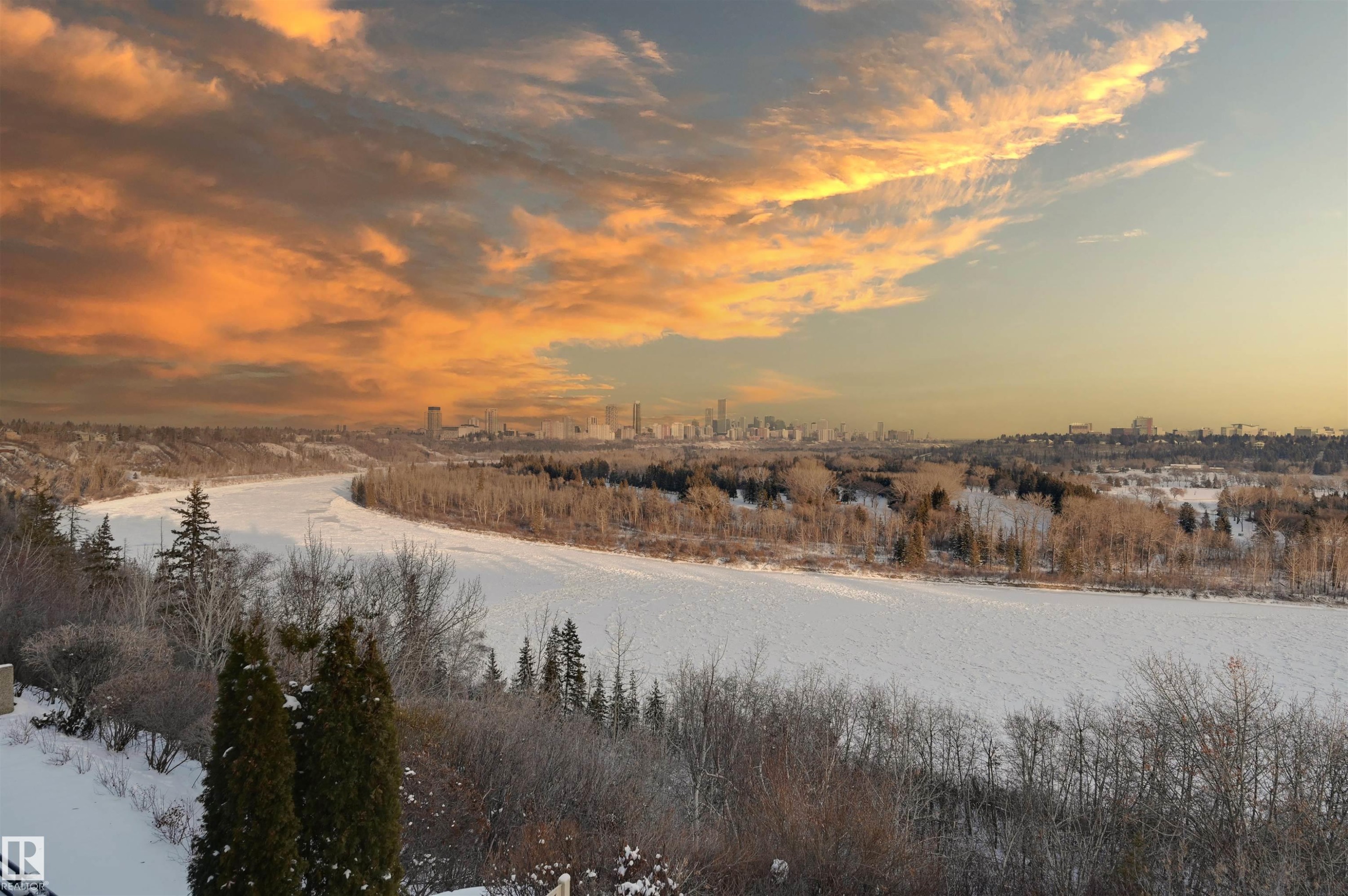 28 Riverside Crescent, Edmonton, AB - Outdoor With View