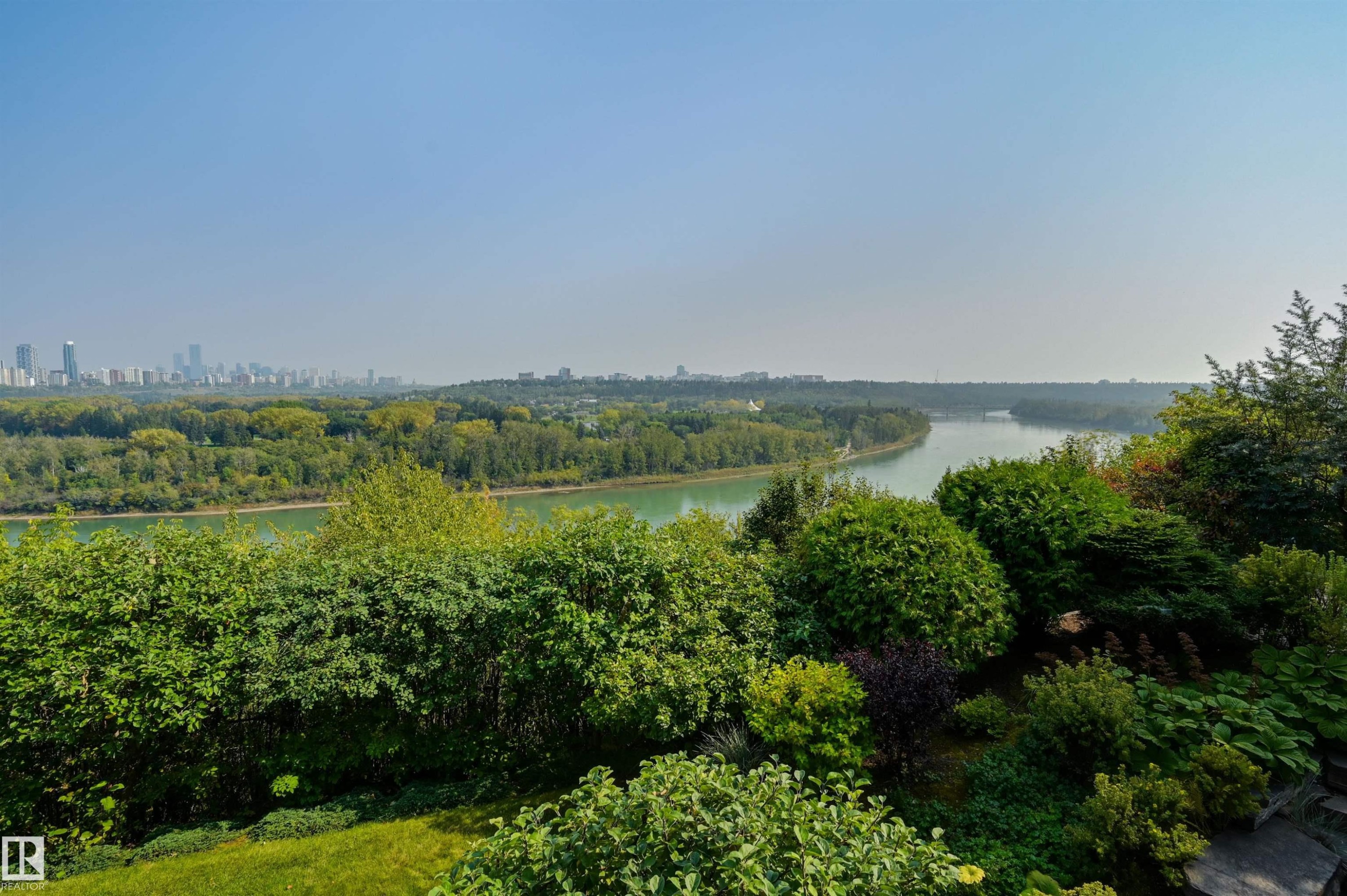 28 Riverside Crescent, Edmonton, AB - Outdoor With View