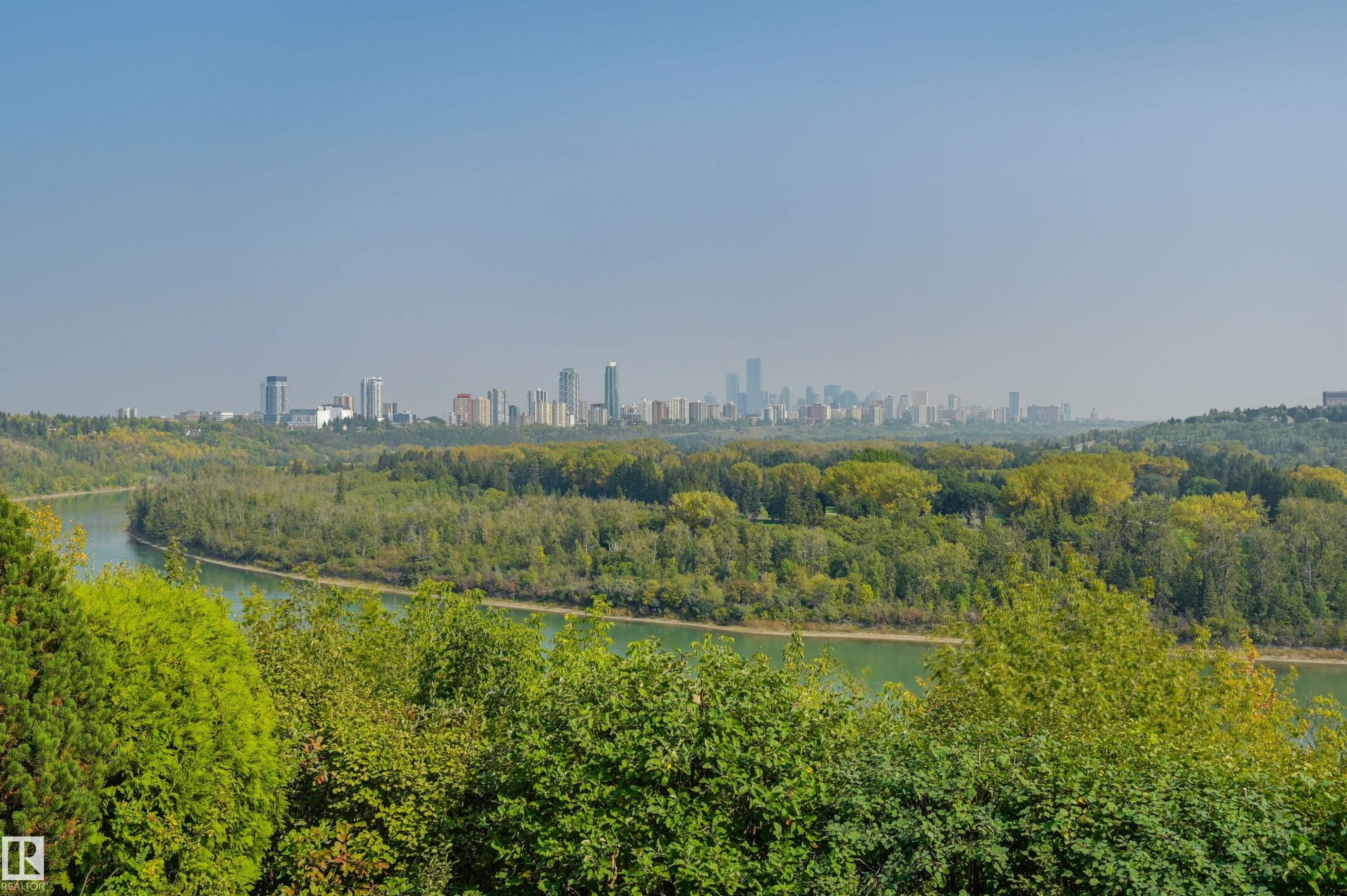 28 Riverside Crescent, Edmonton, AB - Outdoor With View