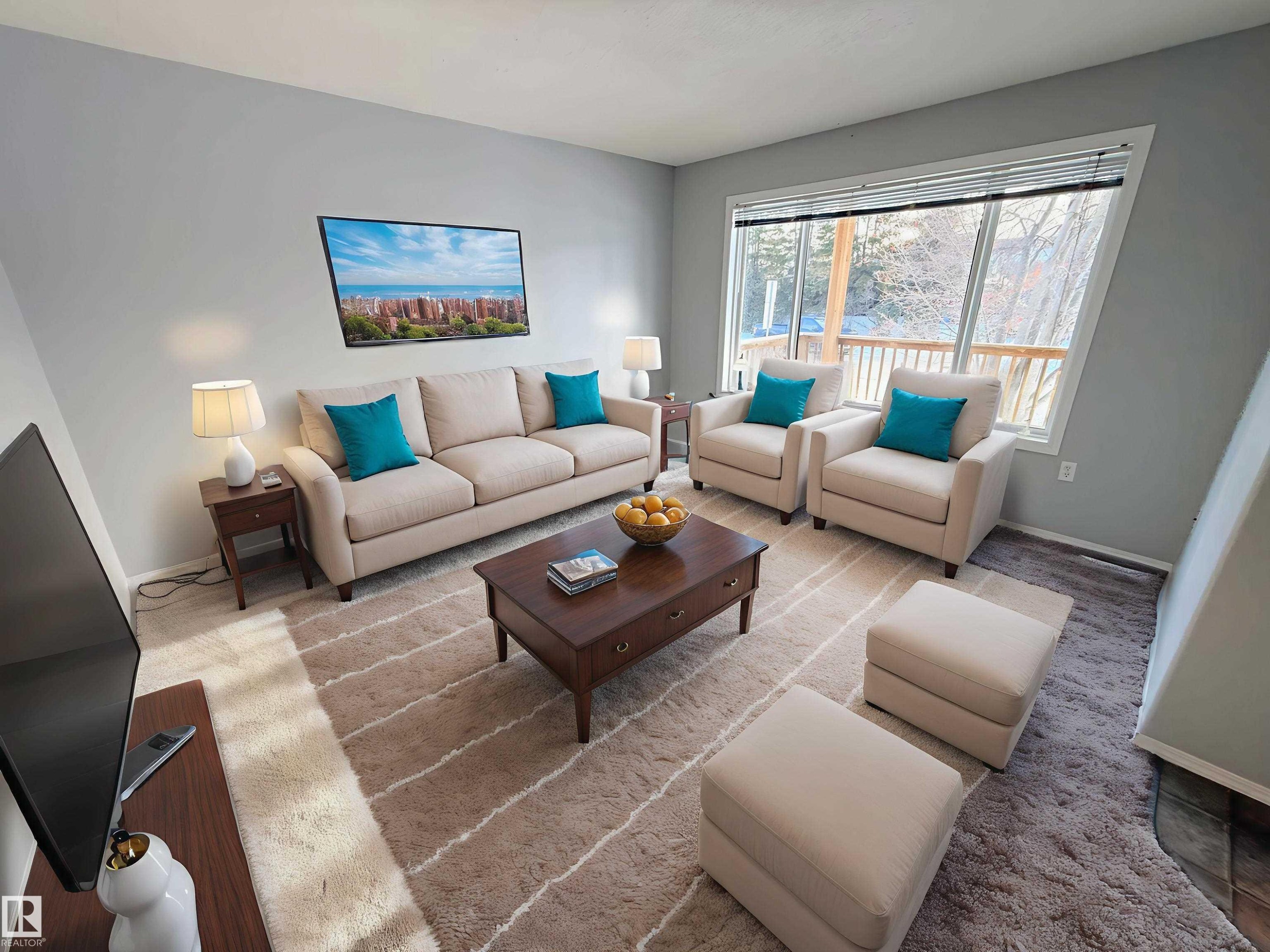 5002 52 Avenue, Calmar, AB - Indoor Photo Showing Living Room