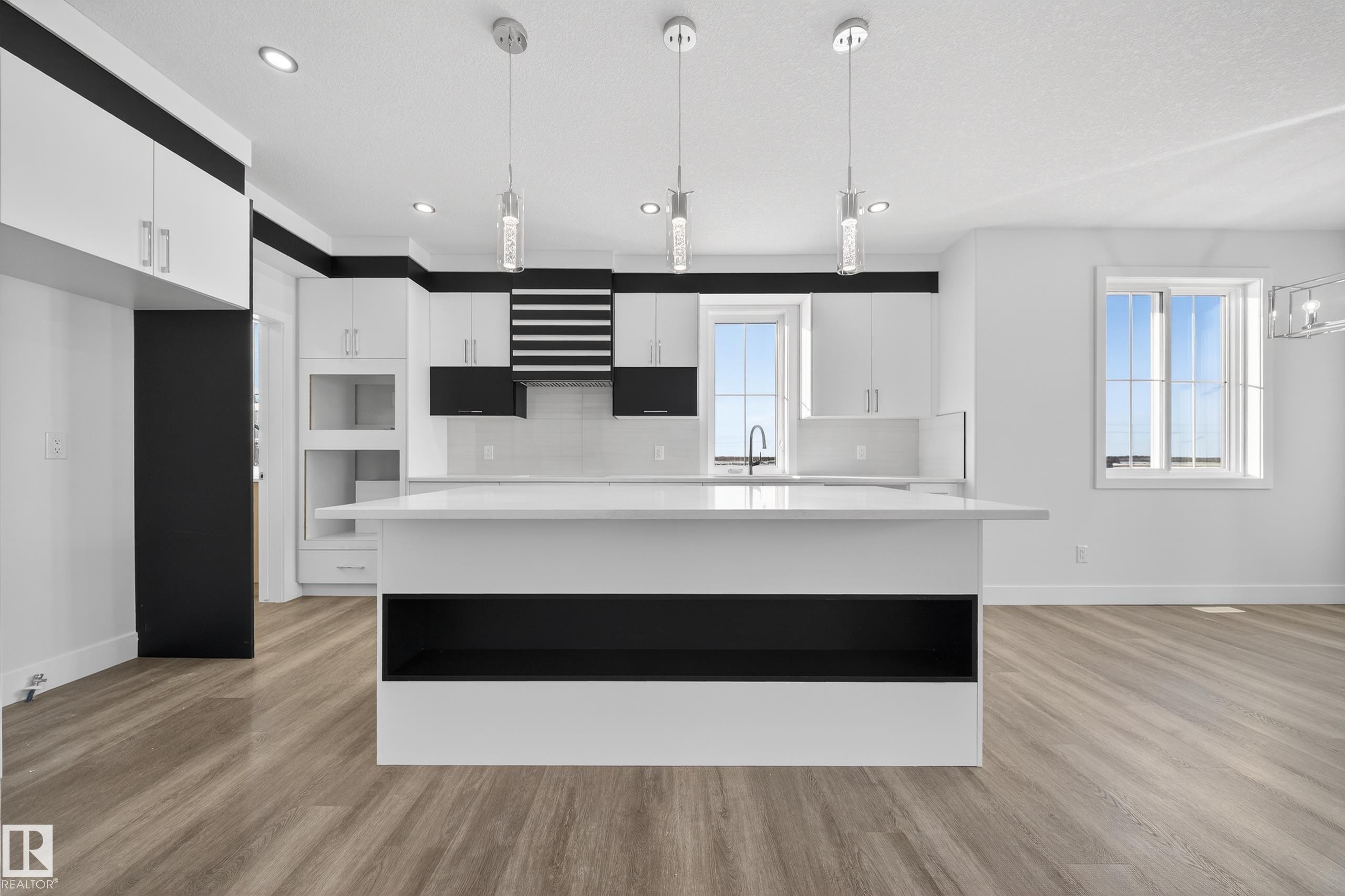 464 Crystal Creek Link, Leduc, AB - Indoor Photo Showing Kitchen With Upgraded Kitchen