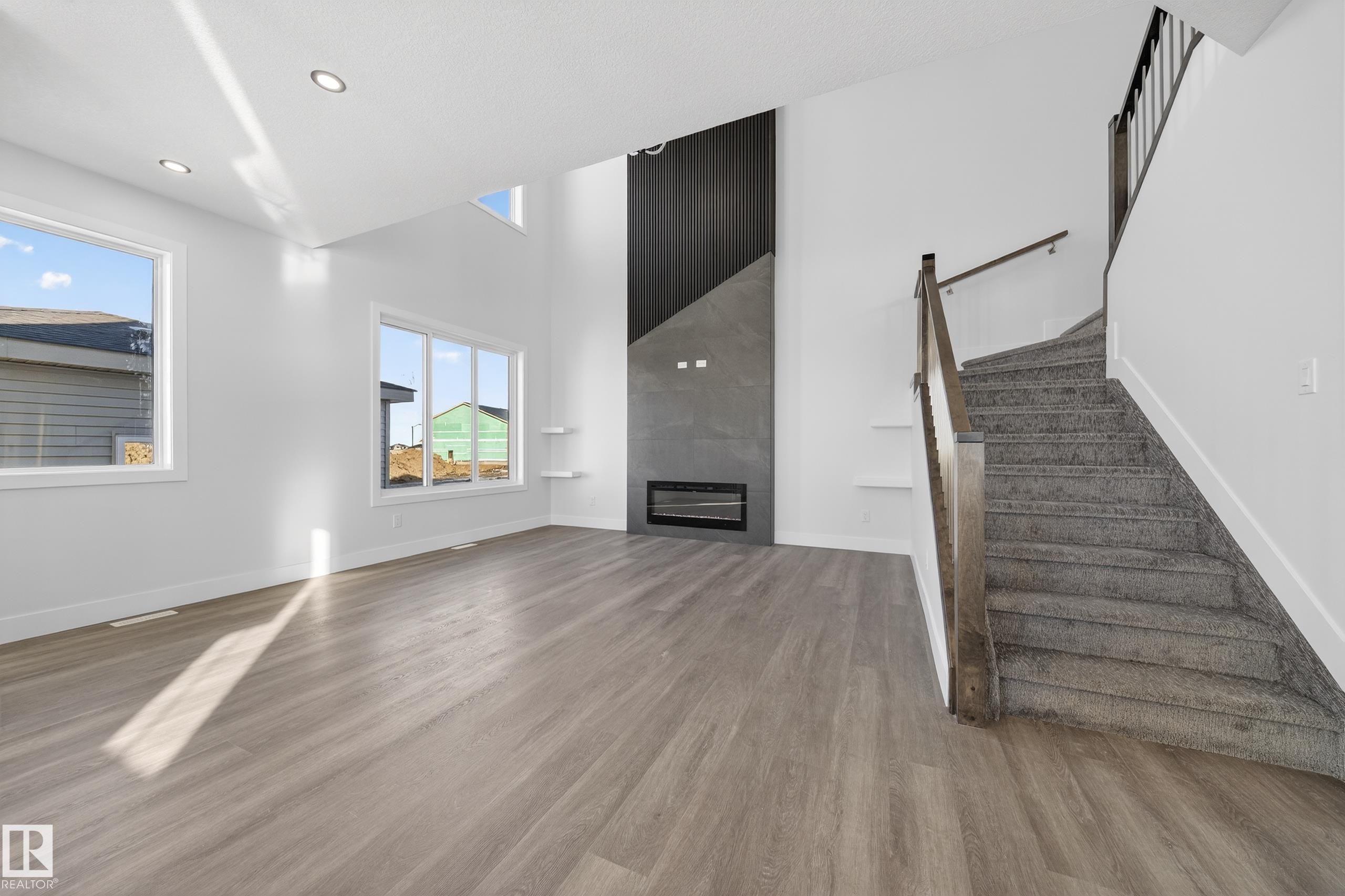 464 Crystal Creek Link, Leduc, AB - Indoor With Fireplace