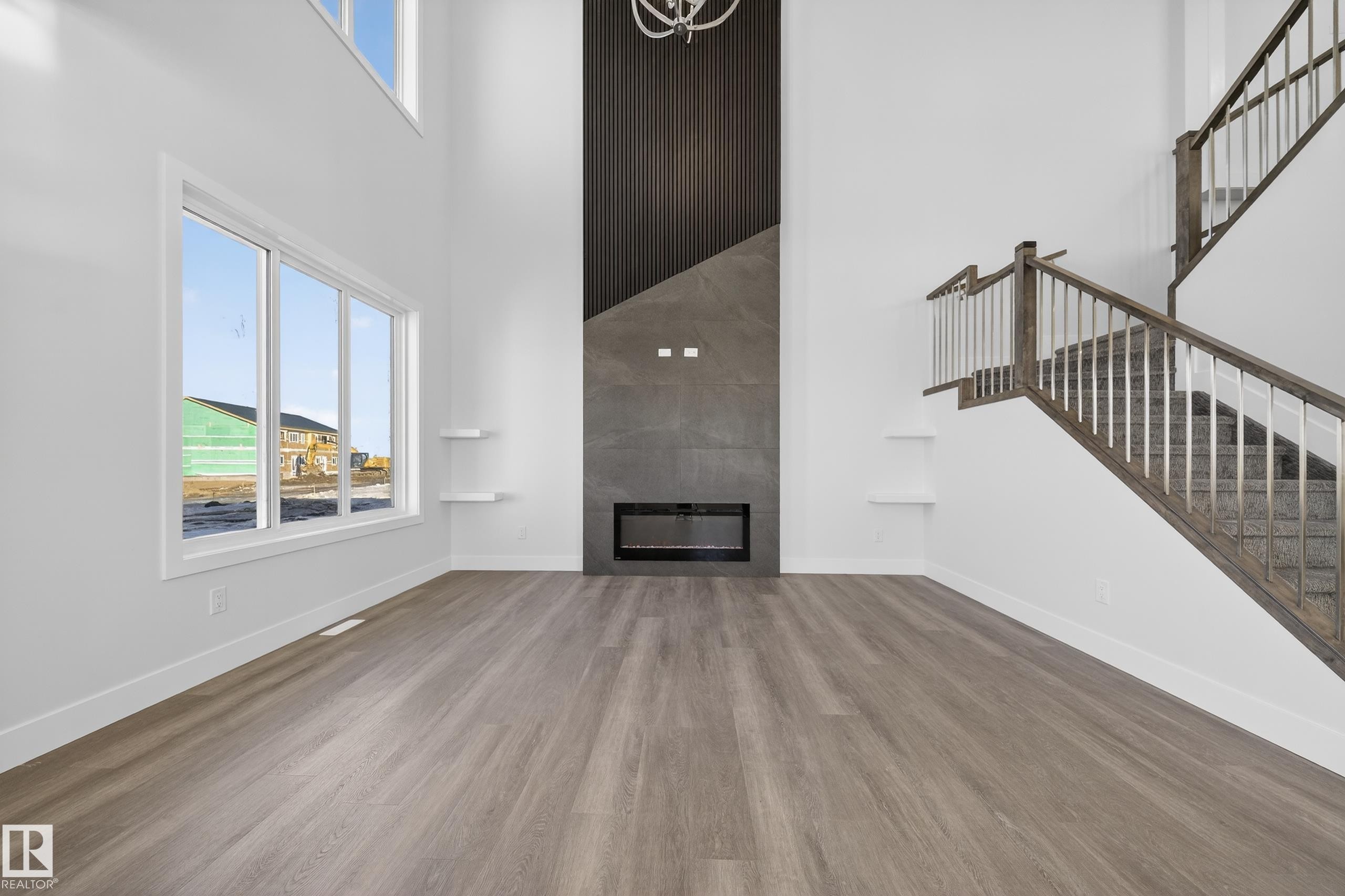 464 Crystal Creek Link, Leduc, AB - Indoor With Fireplace