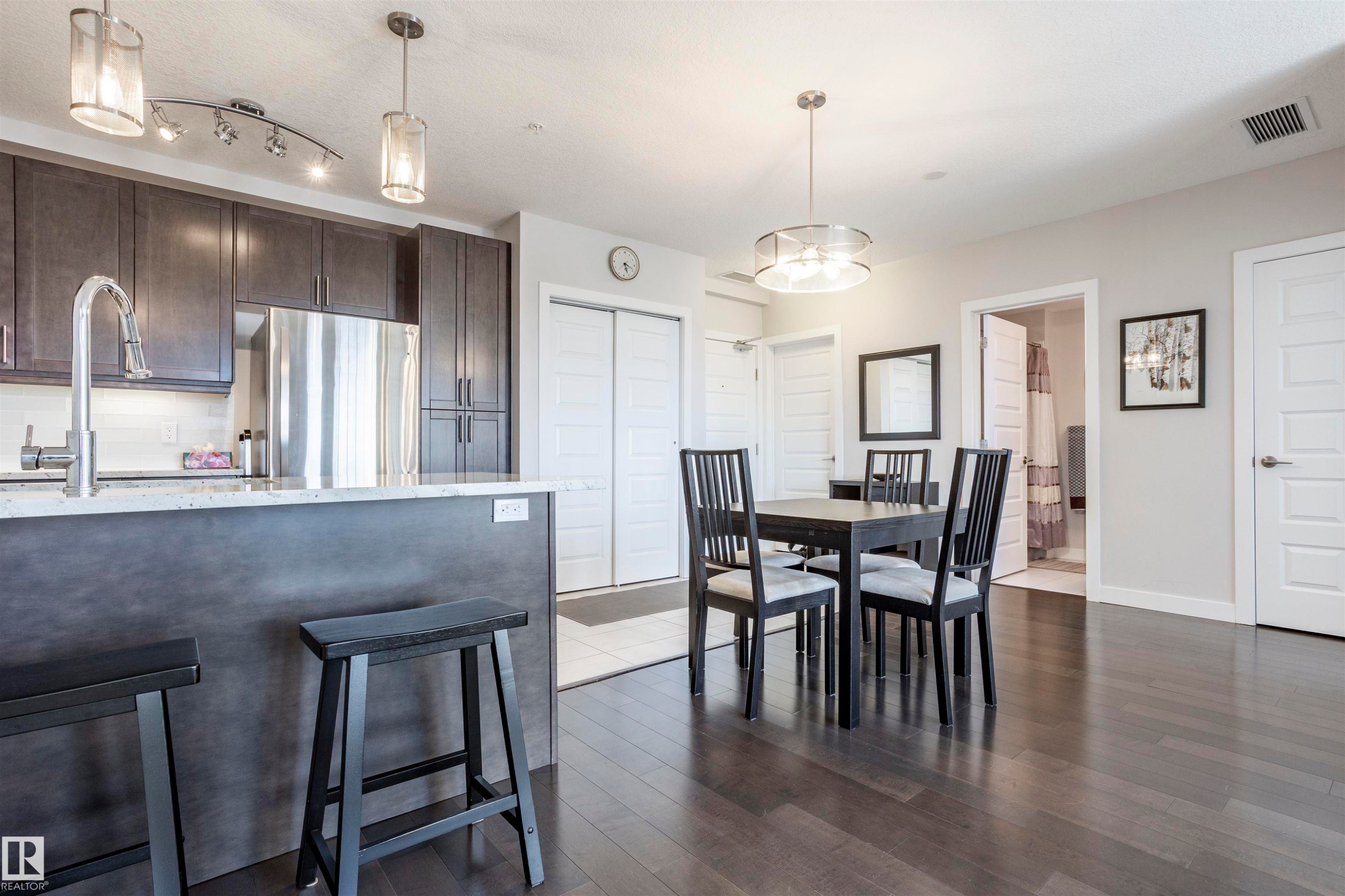 307 5151 Windermere Boulevard, Edmonton, AB - Indoor Photo Showing Dining Room