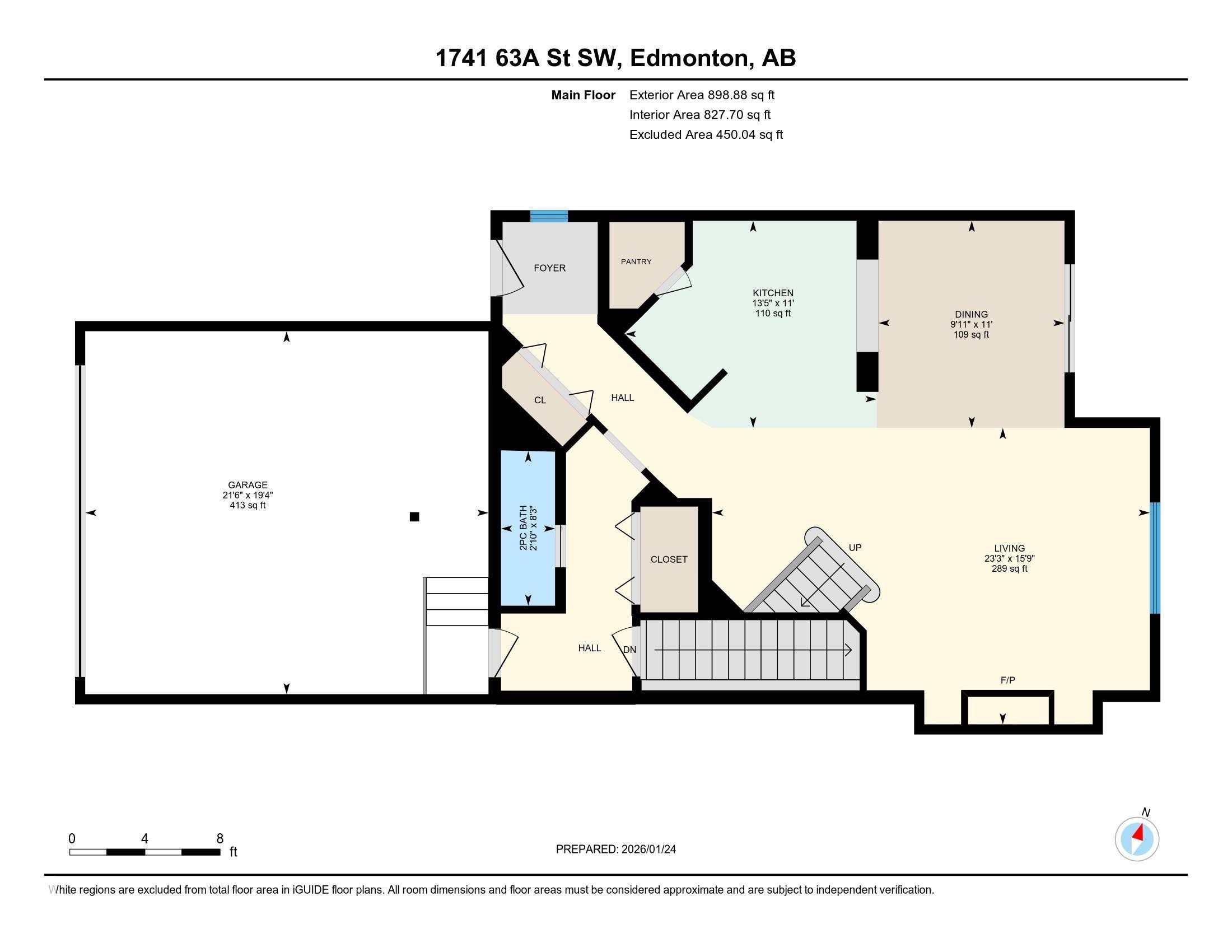 View of home floor plan - 1741 63A Street, Edmonton, AB - Other