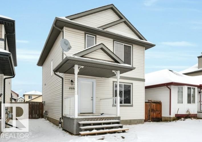 Snow covered property - 2338 29A Avenue, Edmonton, AB