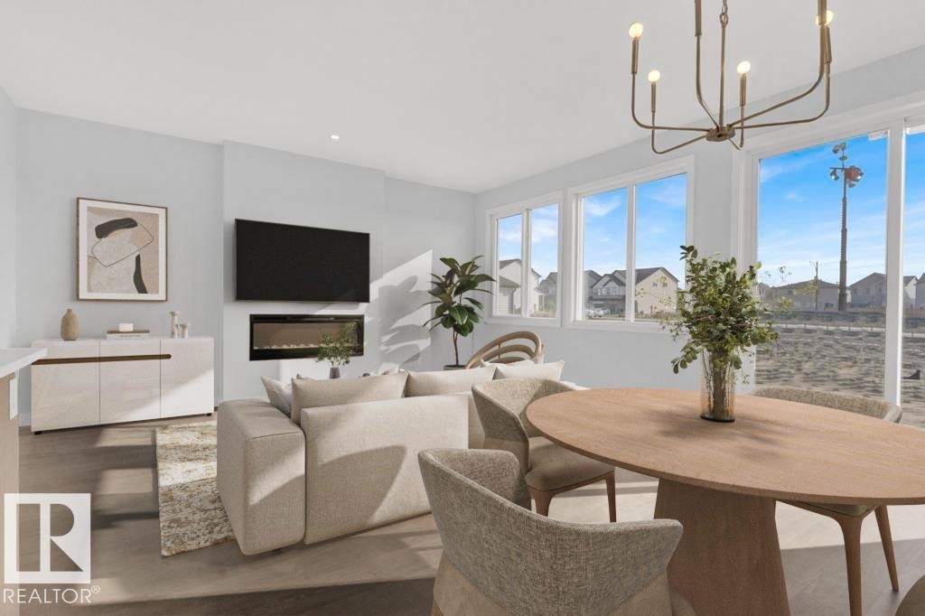 3745 Erlanger Drive, Edmonton, AB - Indoor With Fireplace