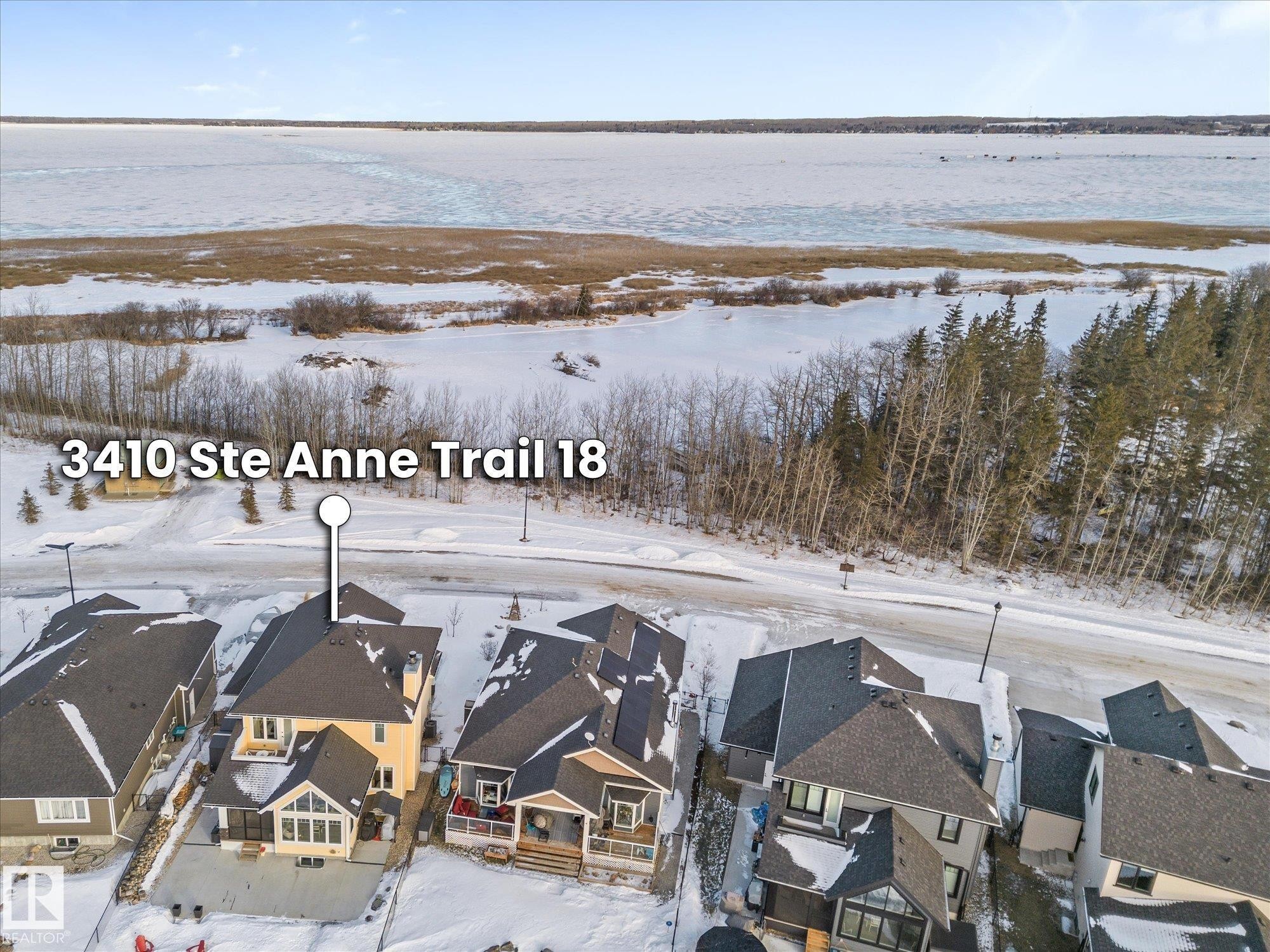 18 3410 Ste. Anne Trail, Rural Lac Ste. Anne County, AB - Outdoor With Body Of Water With View