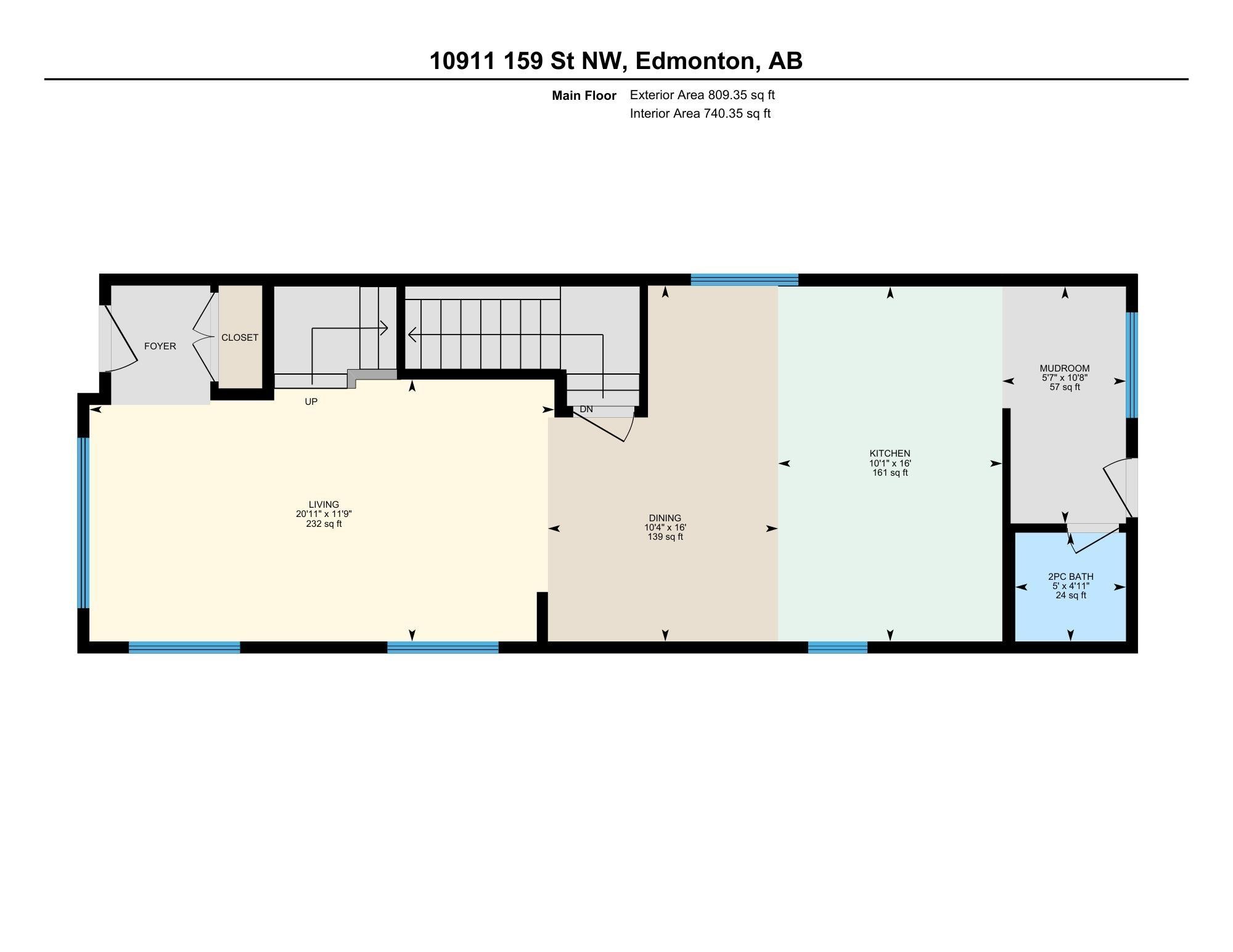 View of property floor plan - 10911 159 Street, Edmonton, AB - Other