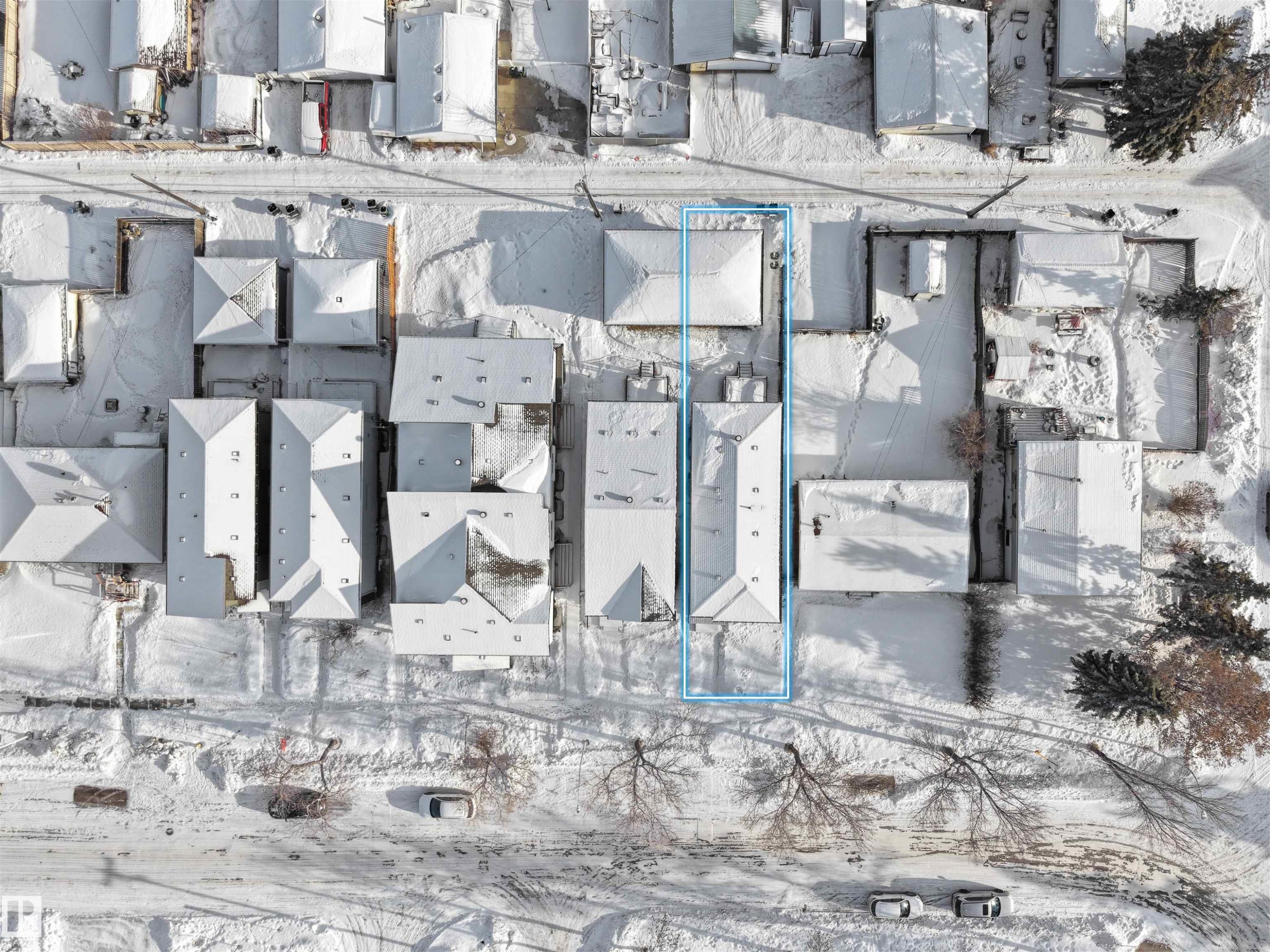 Aerial perspective of suburban area - 10911 159 Street, Edmonton, AB - Other