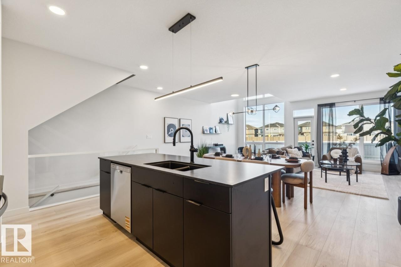 5105 69 Street, Beaumont, AB - Indoor Photo Showing Kitchen With Double Sink