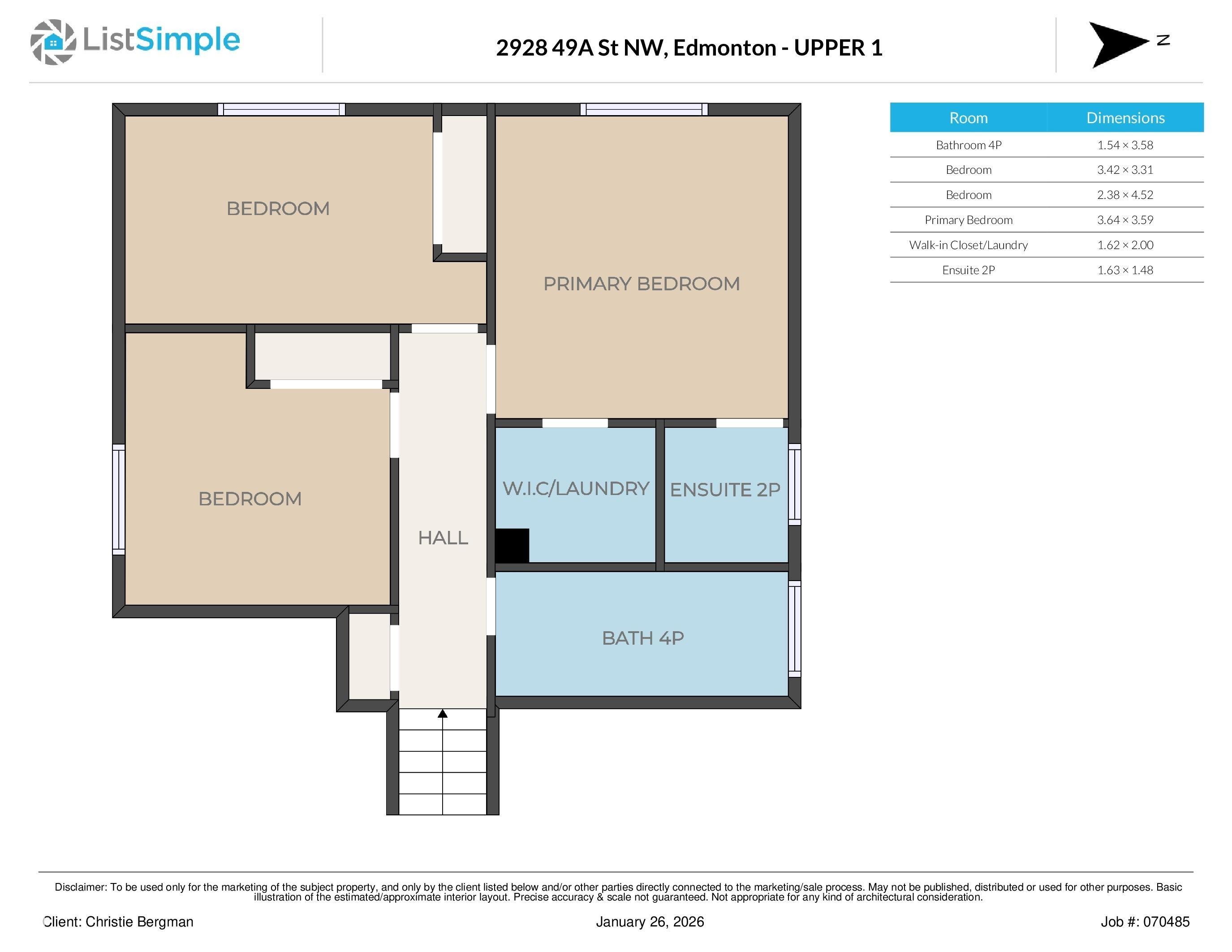 View of home floor plan - 2928 49A Street, Edmonton, AB - Other