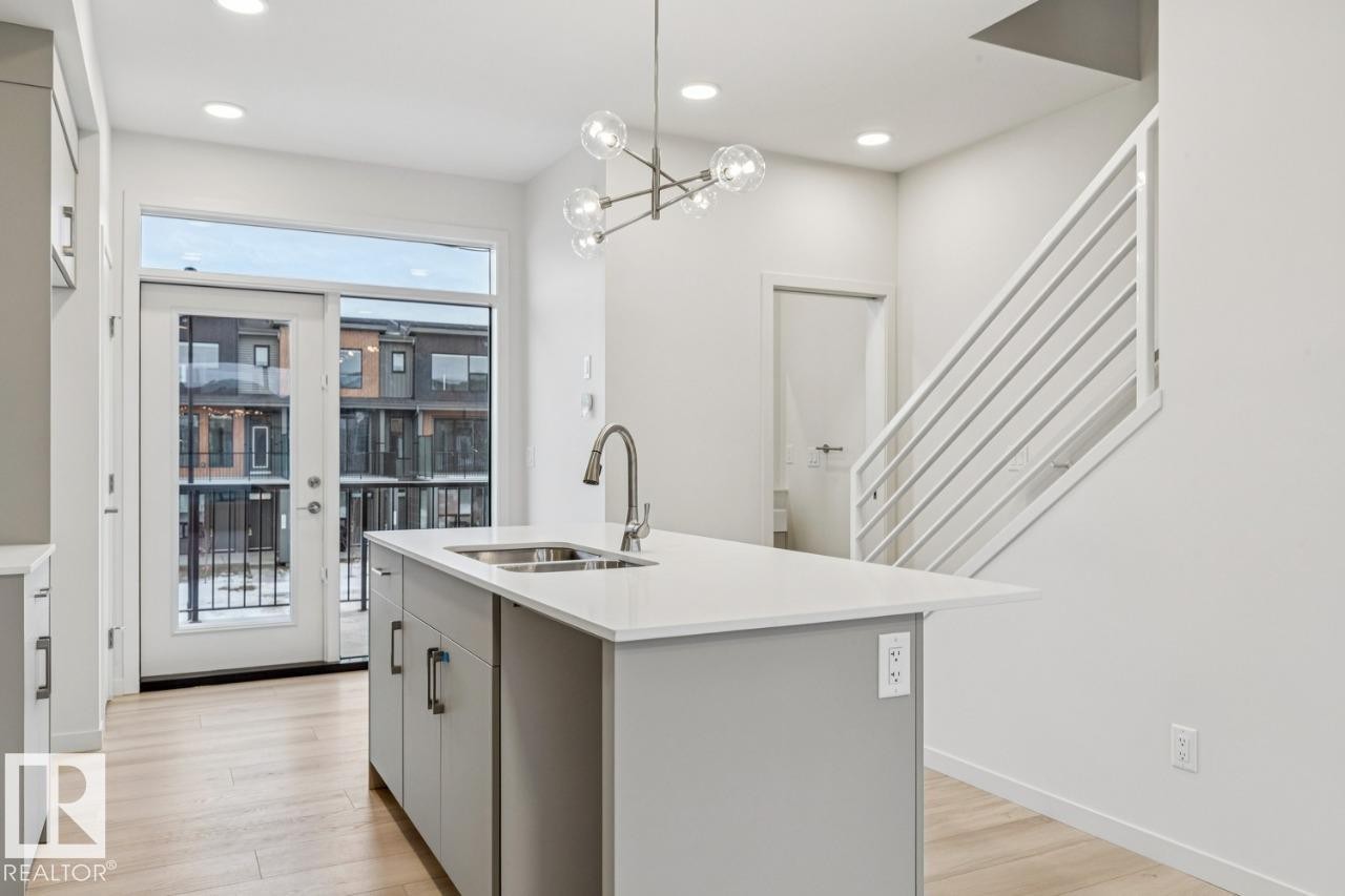 2604 Alces Way, Edmonton, AB - Indoor Photo Showing Kitchen With Double Sink